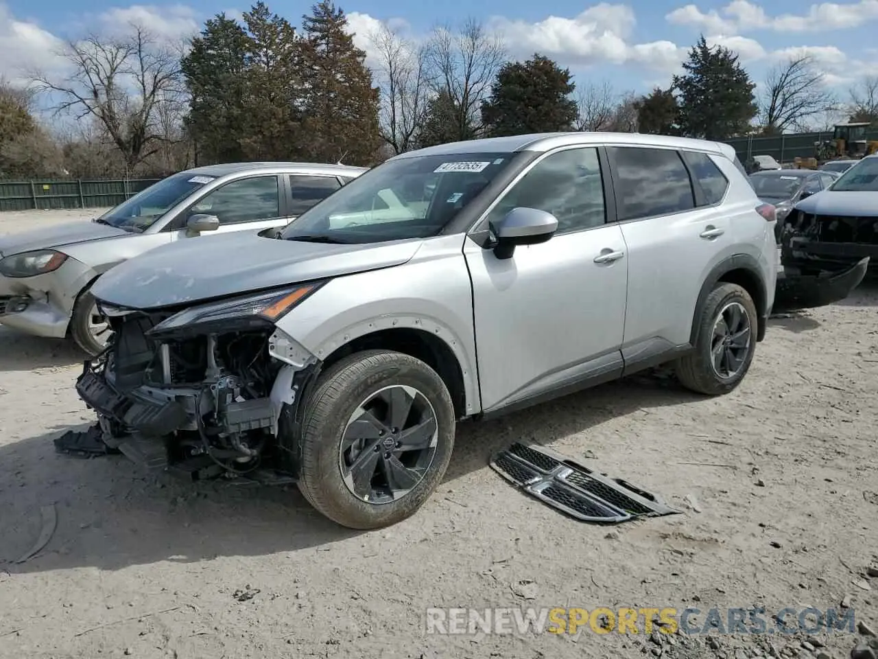 1 Photograph of a damaged car 5N1BT3BB8SC800820 NISSAN ROGUE 2025