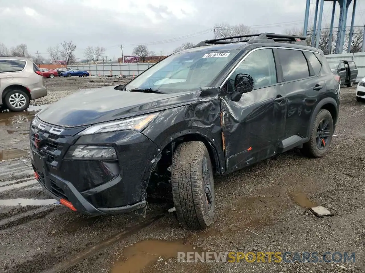 1 Photograph of a damaged car 5N1BT3BB9SC773739 NISSAN ROGUE 2025