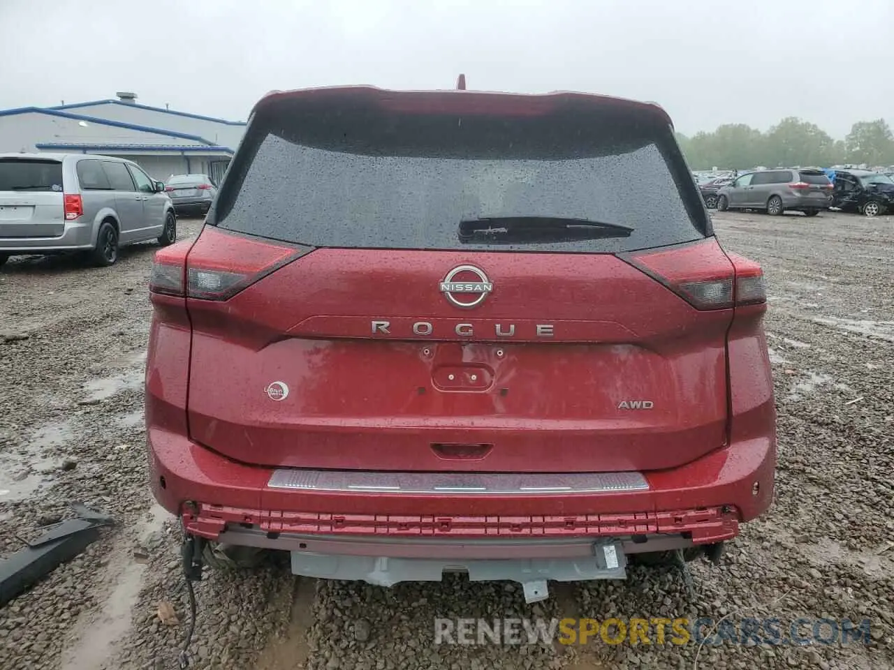 6 Photograph of a damaged car JN8BT3BB2SW415308 NISSAN ROGUE 2025