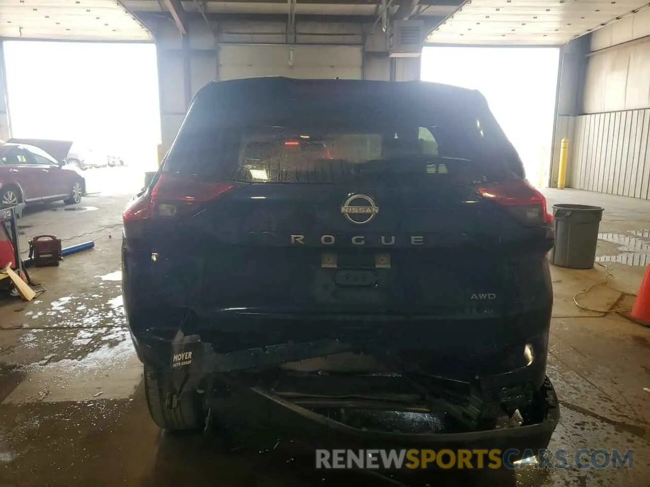 6 Photograph of a damaged car JN8BT3BB6SW149100 NISSAN ROGUE 2025