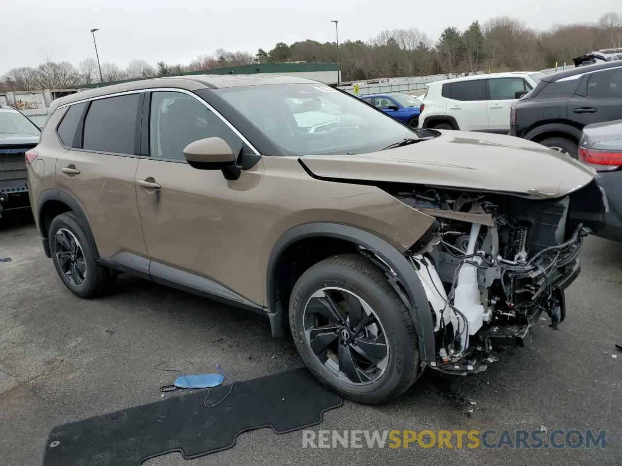 4 Photograph of a damaged car JN8BT3BB7SW153172 NISSAN ROGUE 2025