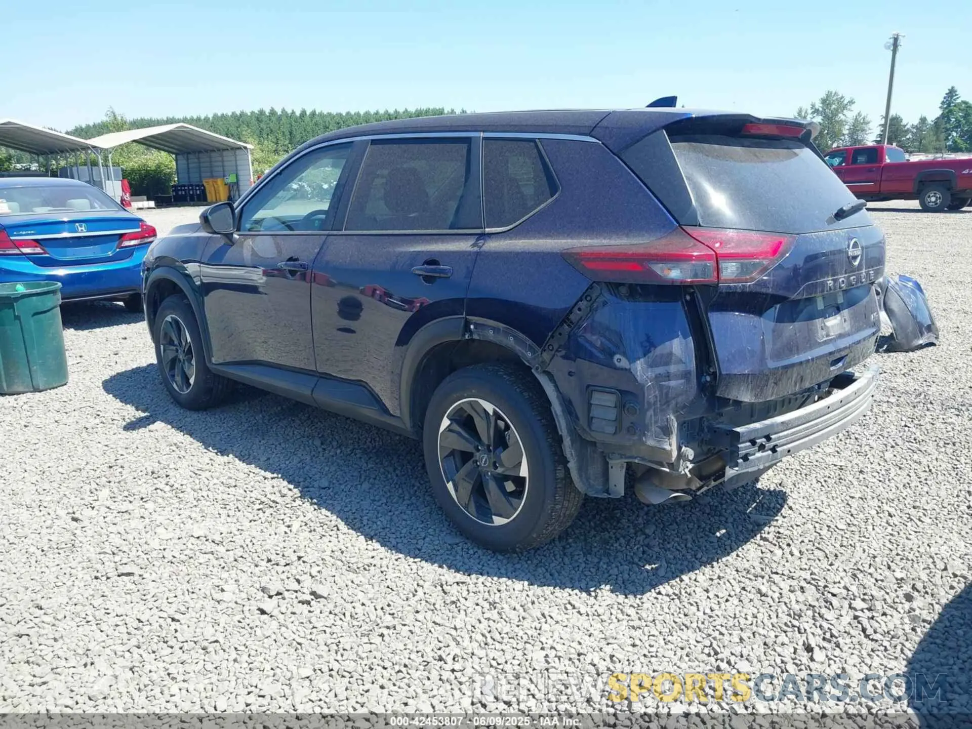 3 Photograph of a damaged car JN8BT3BB8SW156355 NISSAN ROGUE 2025