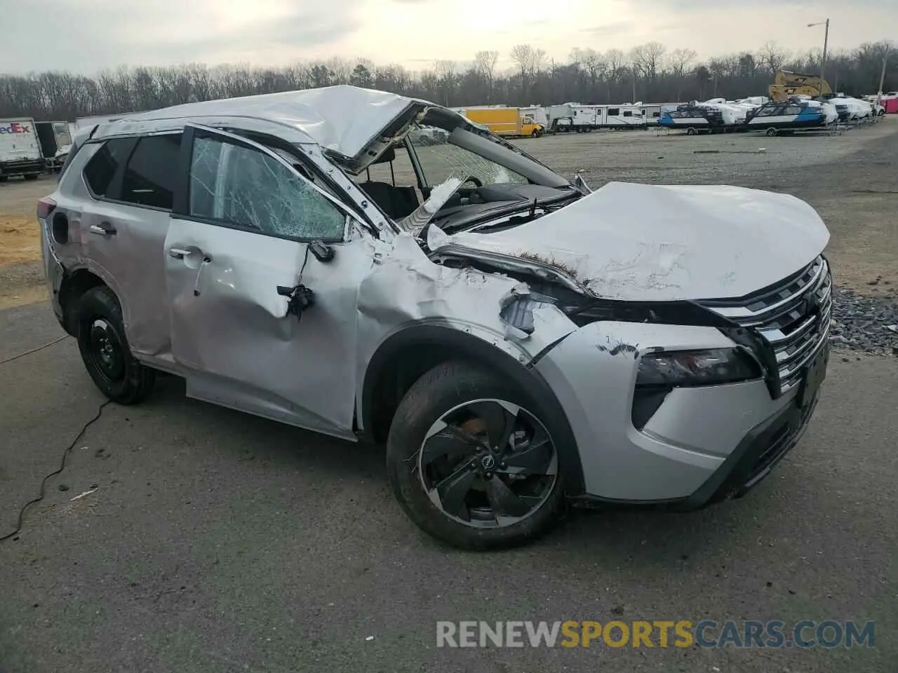 4 Photograph of a damaged car JN8BT3BB8SW417368 NISSAN ROGUE 2025