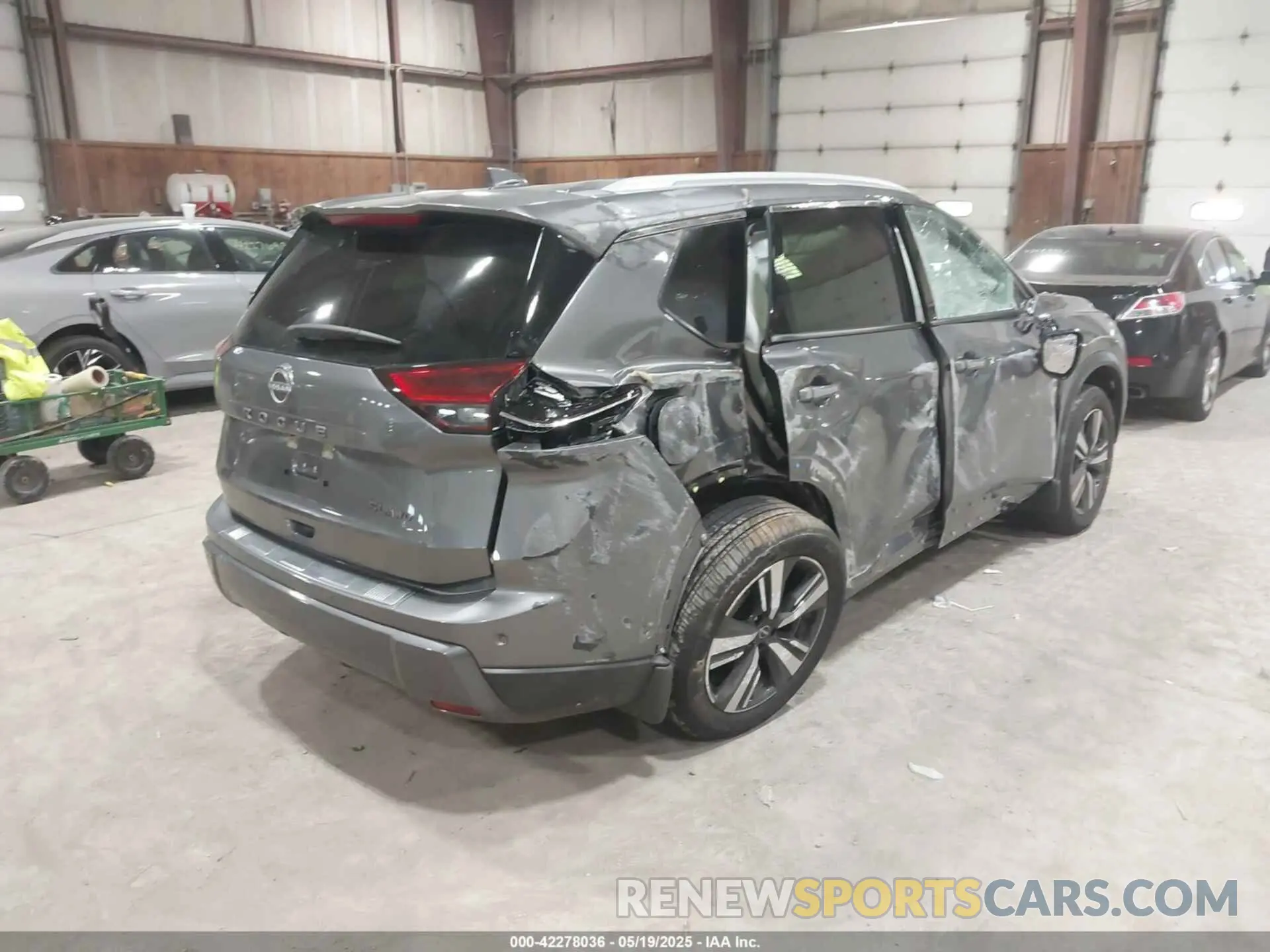 4 Photograph of a damaged car JN8BT3CB0SW153674 NISSAN ROGUE 2025