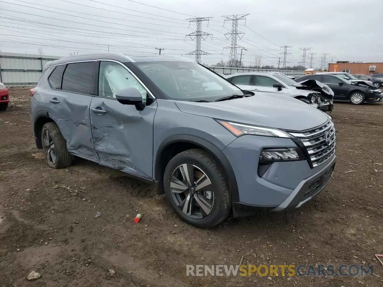 4 Photograph of a damaged car JN8BT3CB8SW415408 NISSAN ROGUE 2025