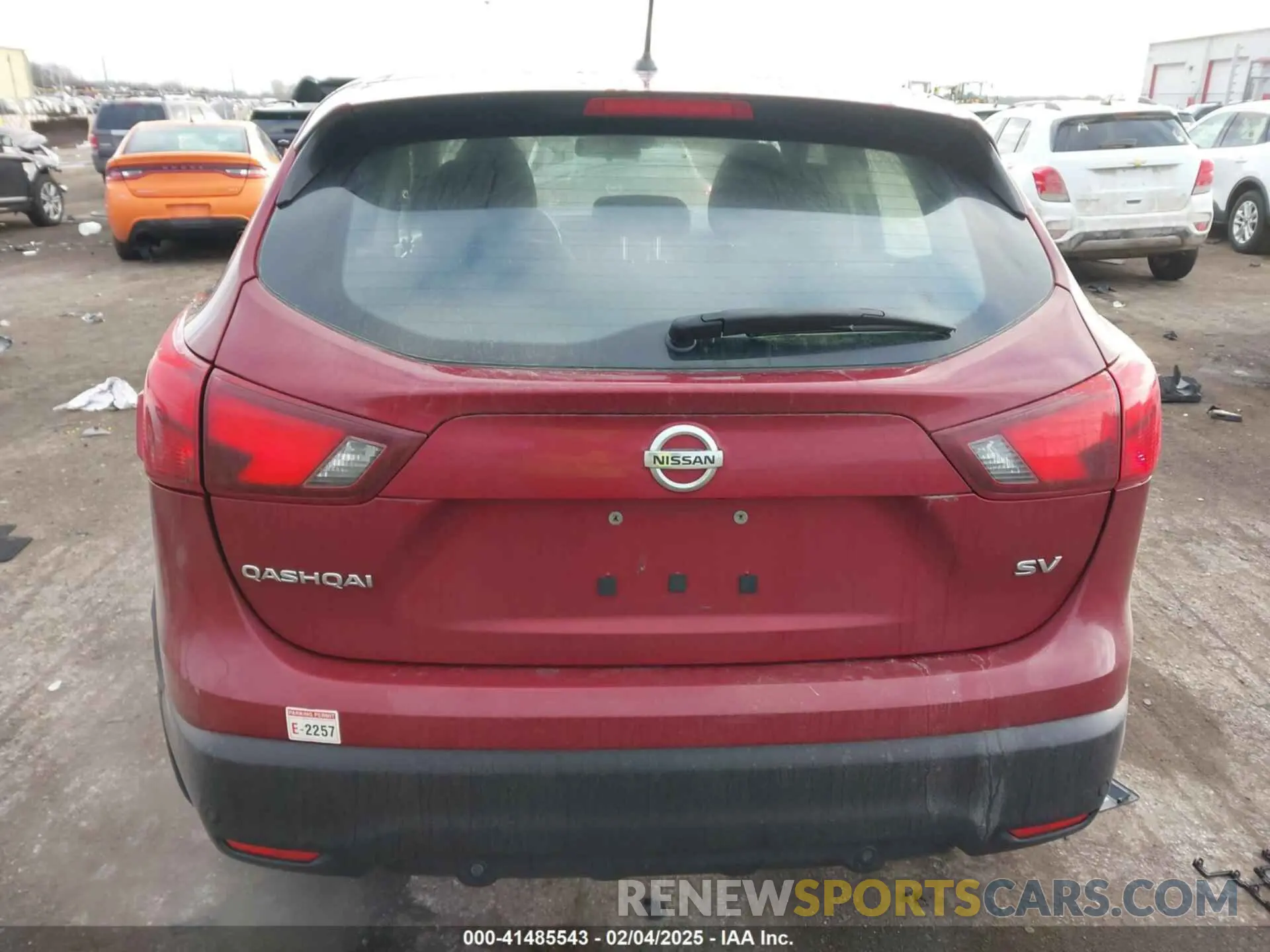 16 Photograph of a damaged car JN1BJ1CP1KW230962 NISSAN ROGUE SPORT 2019