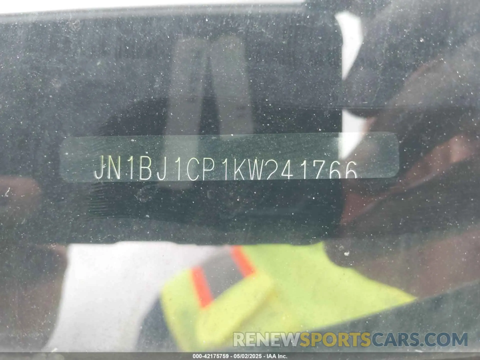 9 Photograph of a damaged car JN1BJ1CP1KW241766 NISSAN ROGUE SPORT 2019