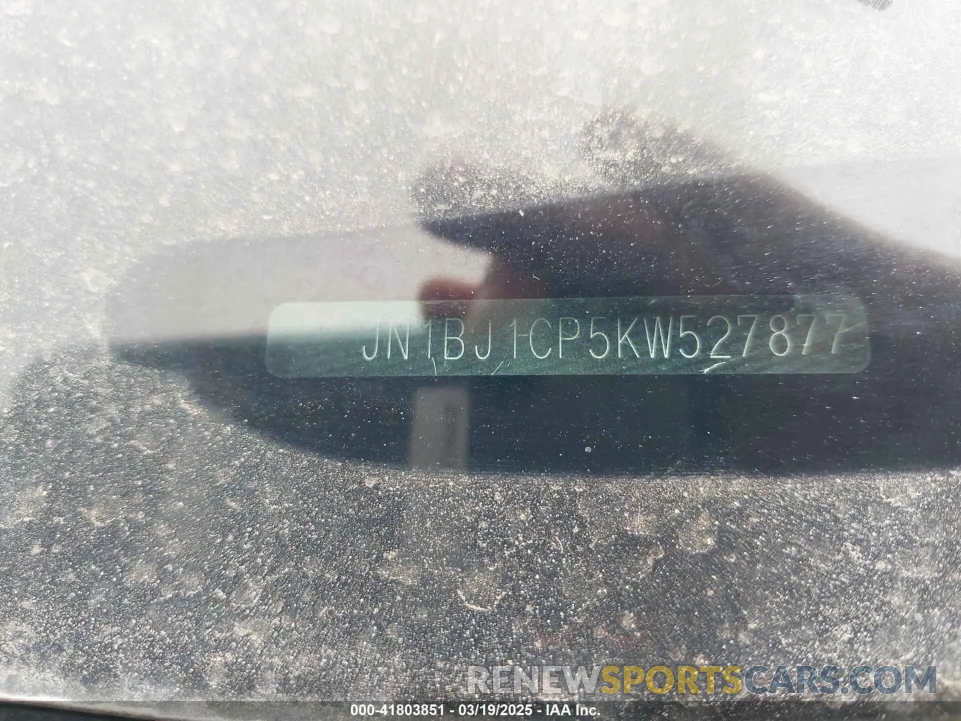 9 Photograph of a damaged car JN1BJ1CP5KW527877 NISSAN ROGUE SPORT 2019