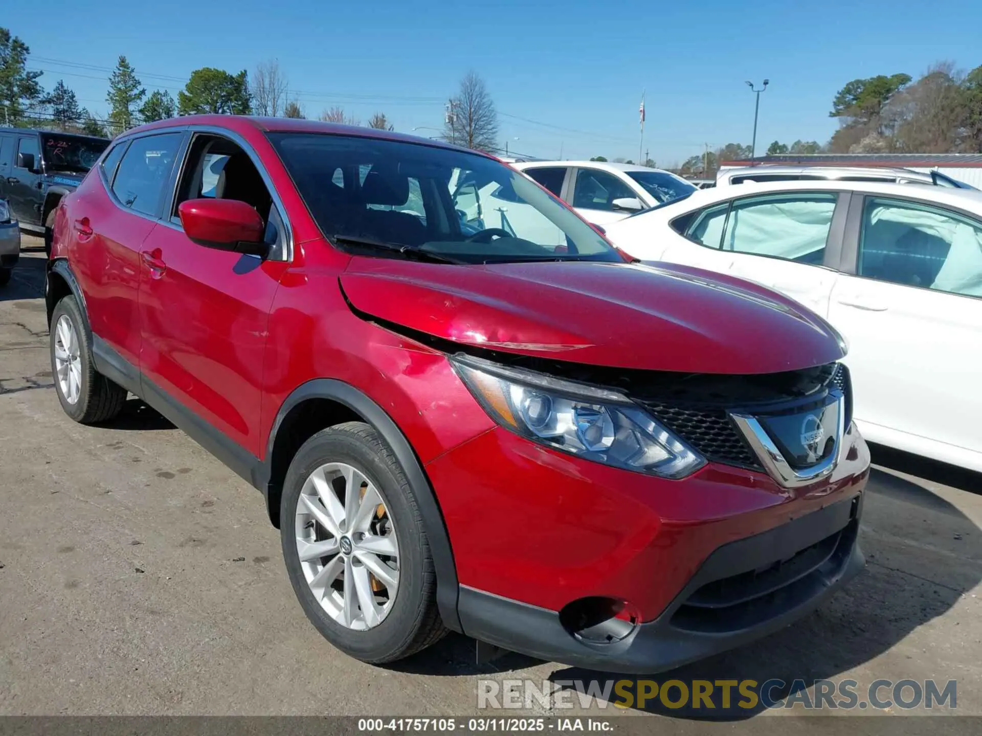 1 Photograph of a damaged car JN1BJ1CP6KW219973 NISSAN ROGUE SPORT 2019