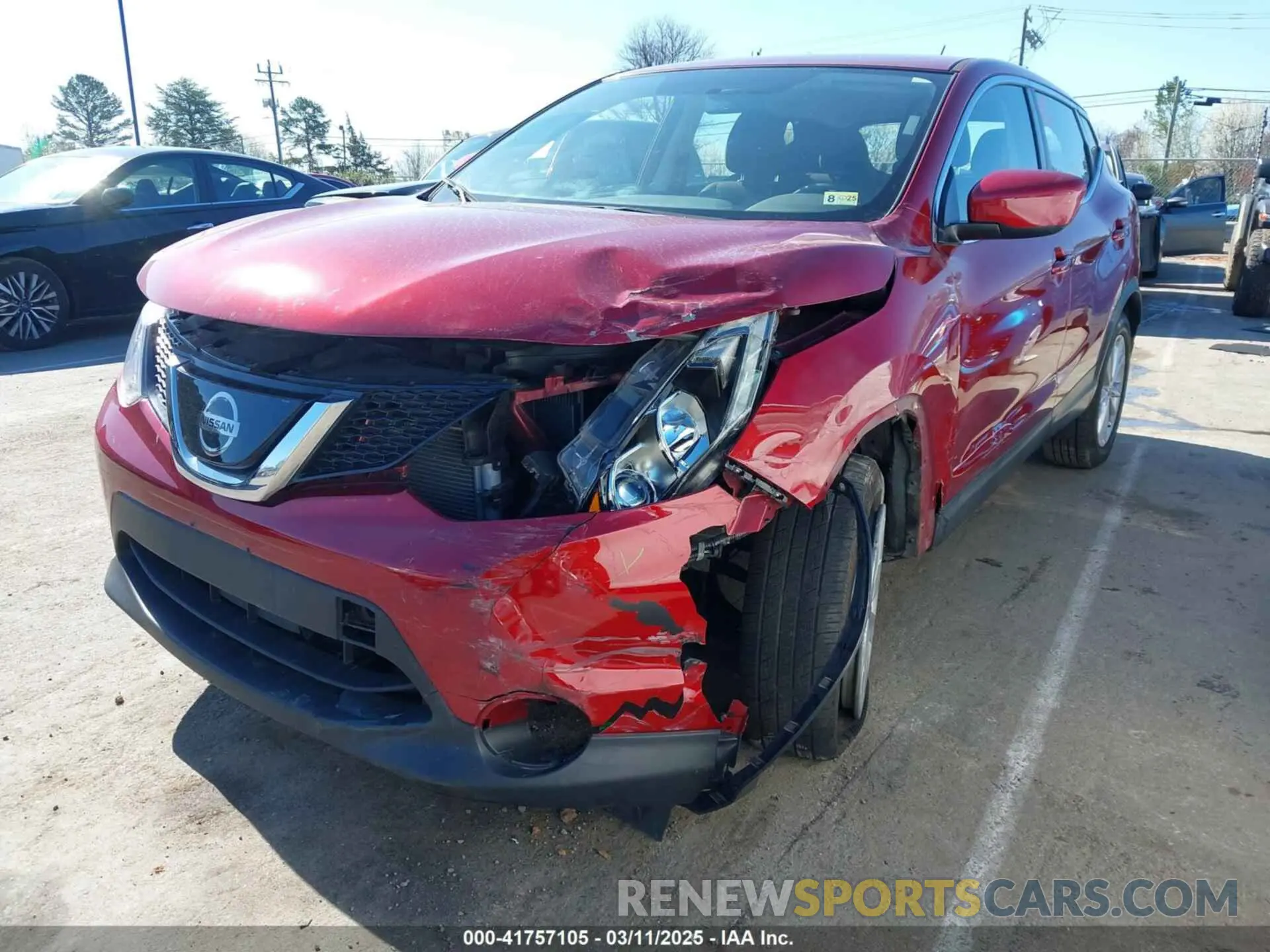 2 Photograph of a damaged car JN1BJ1CP6KW219973 NISSAN ROGUE SPORT 2019