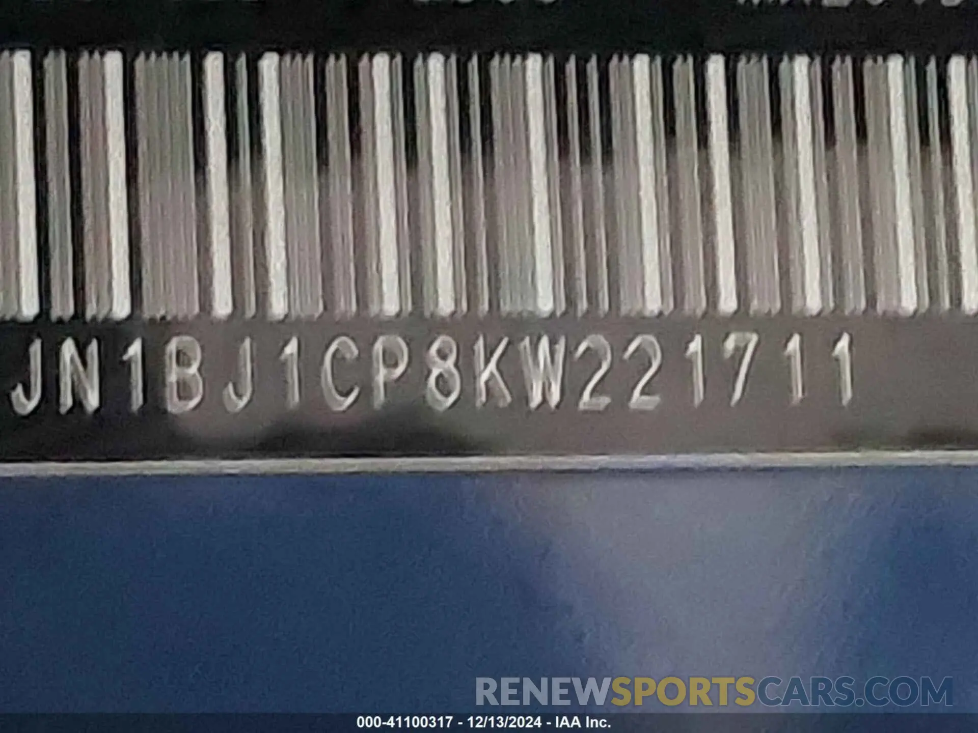 9 Photograph of a damaged car JN1BJ1CP8KW221711 NISSAN ROGUE SPORT 2019