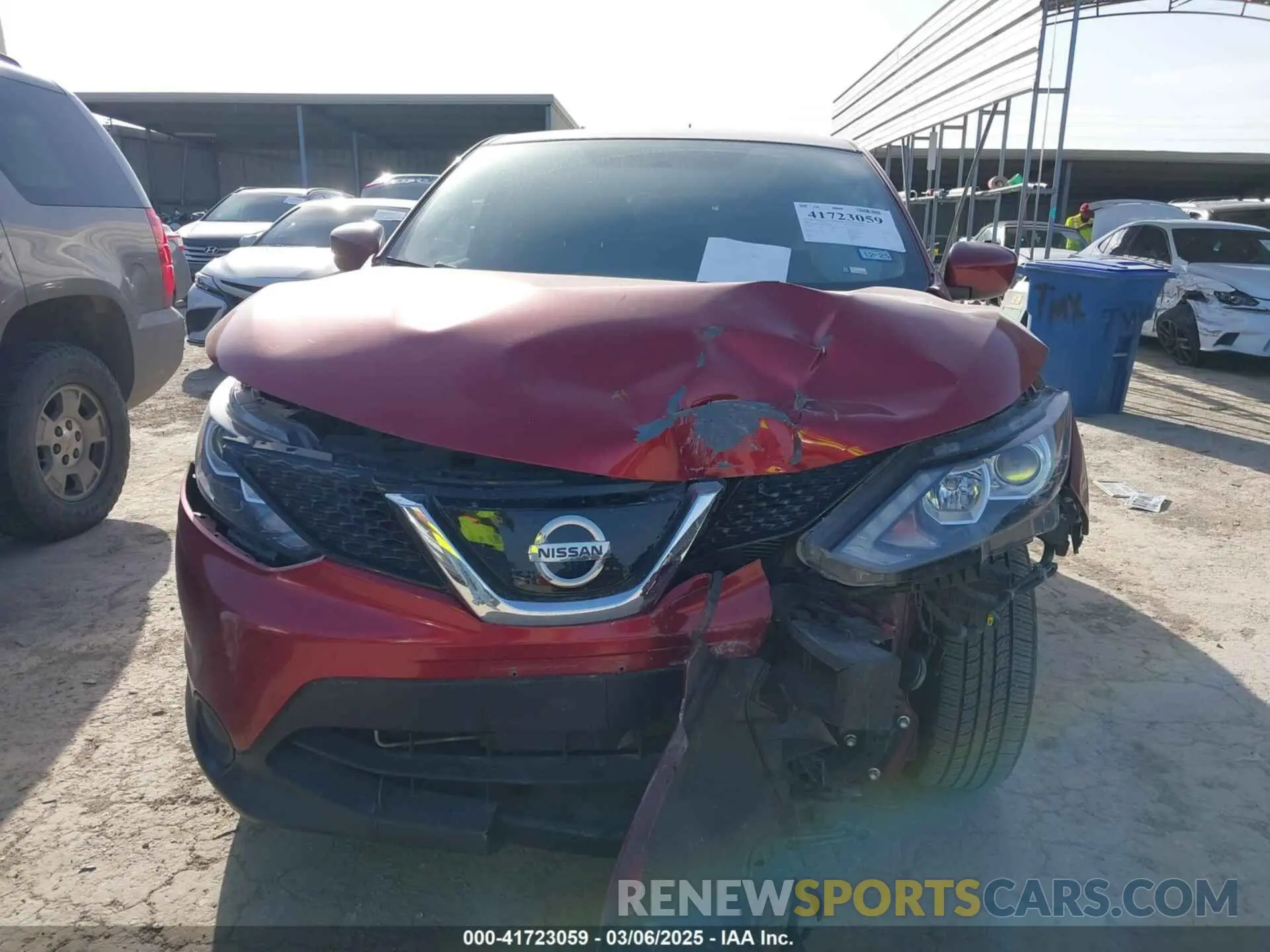12 Photograph of a damaged car JN1BJ1CP9KW242860 NISSAN ROGUE SPORT 2019