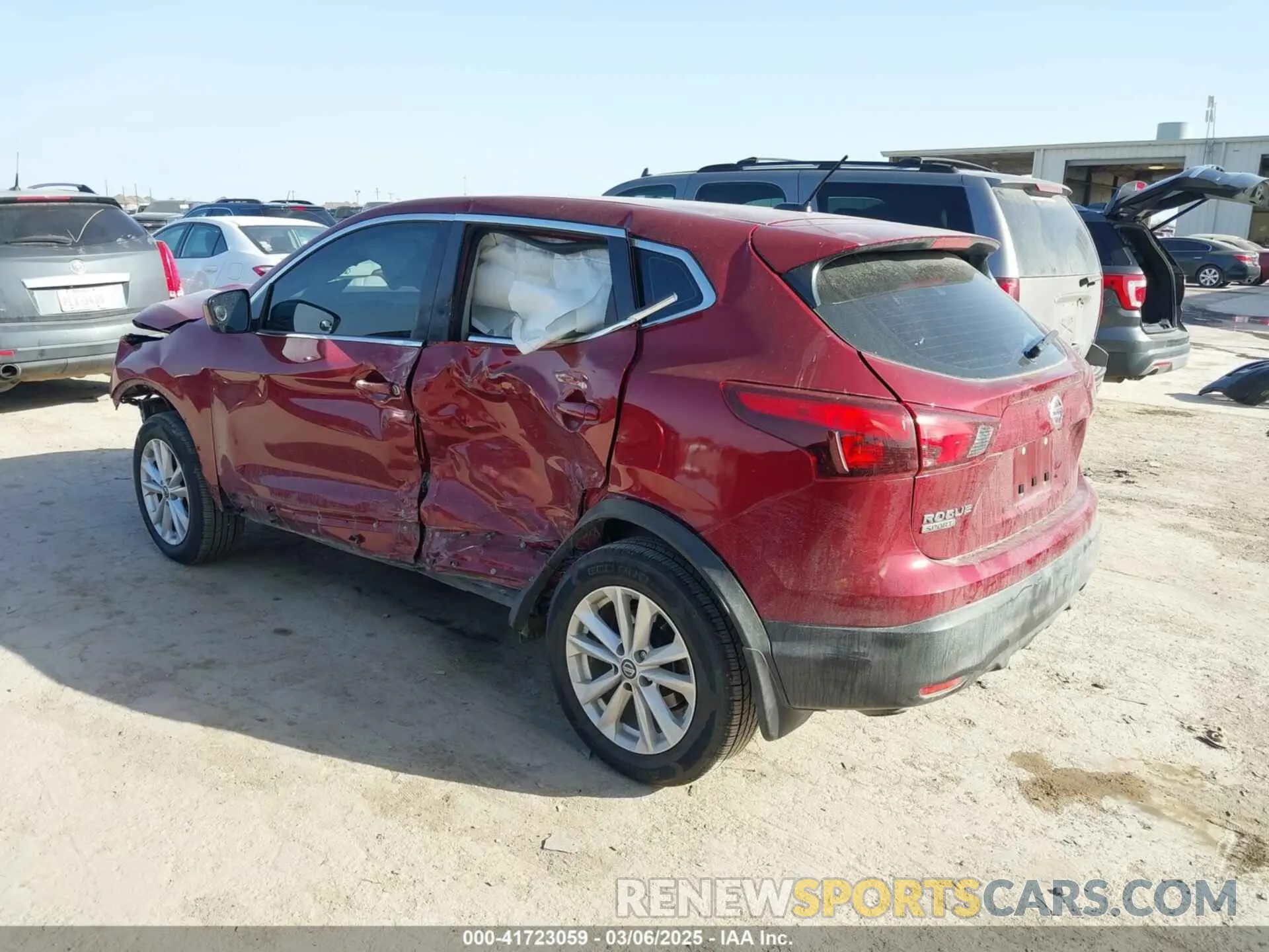 3 Photograph of a damaged car JN1BJ1CP9KW242860 NISSAN ROGUE SPORT 2019