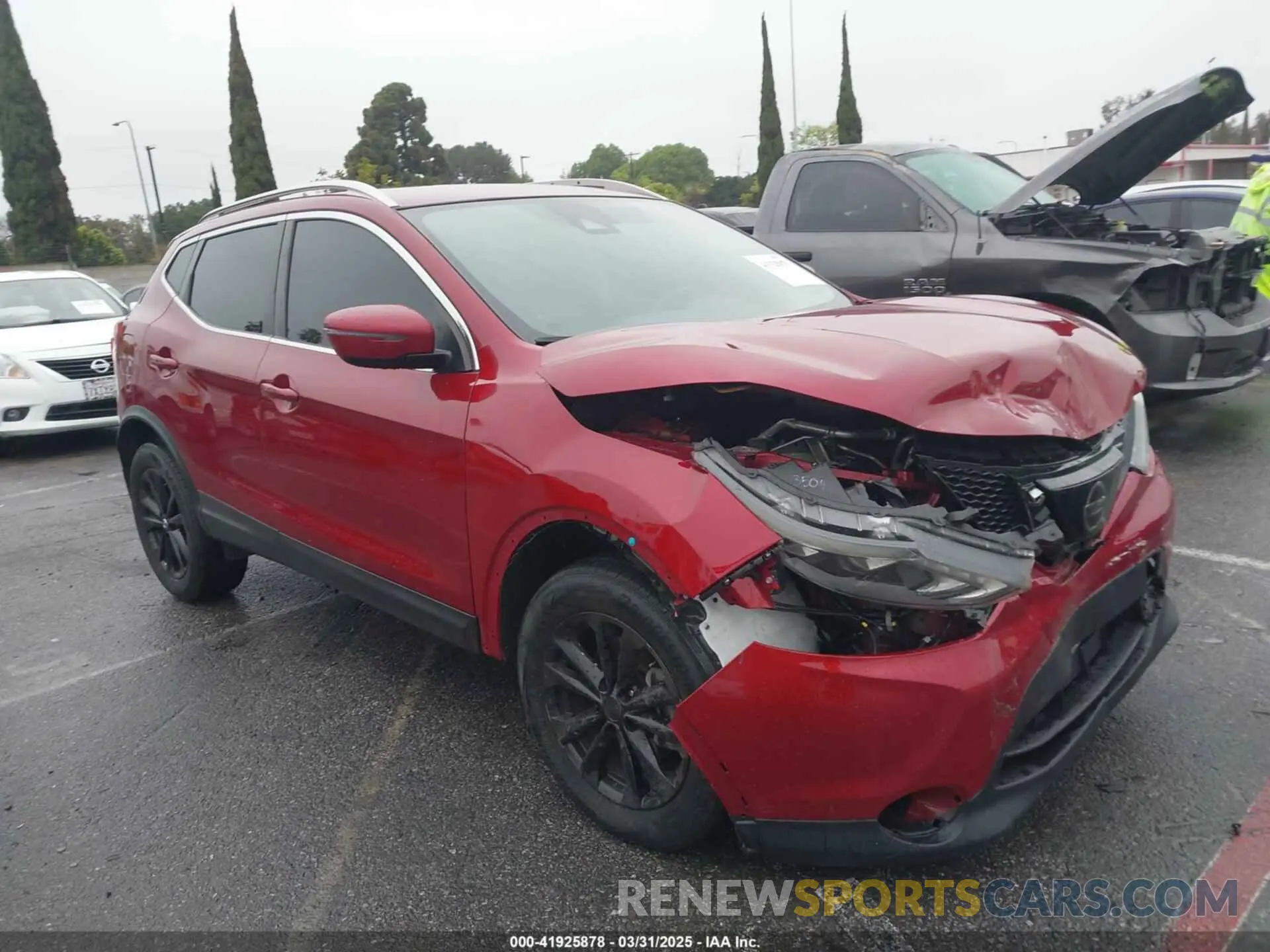 1 Photograph of a damaged car JN1BJ1CPXKW242558 NISSAN ROGUE SPORT 2019