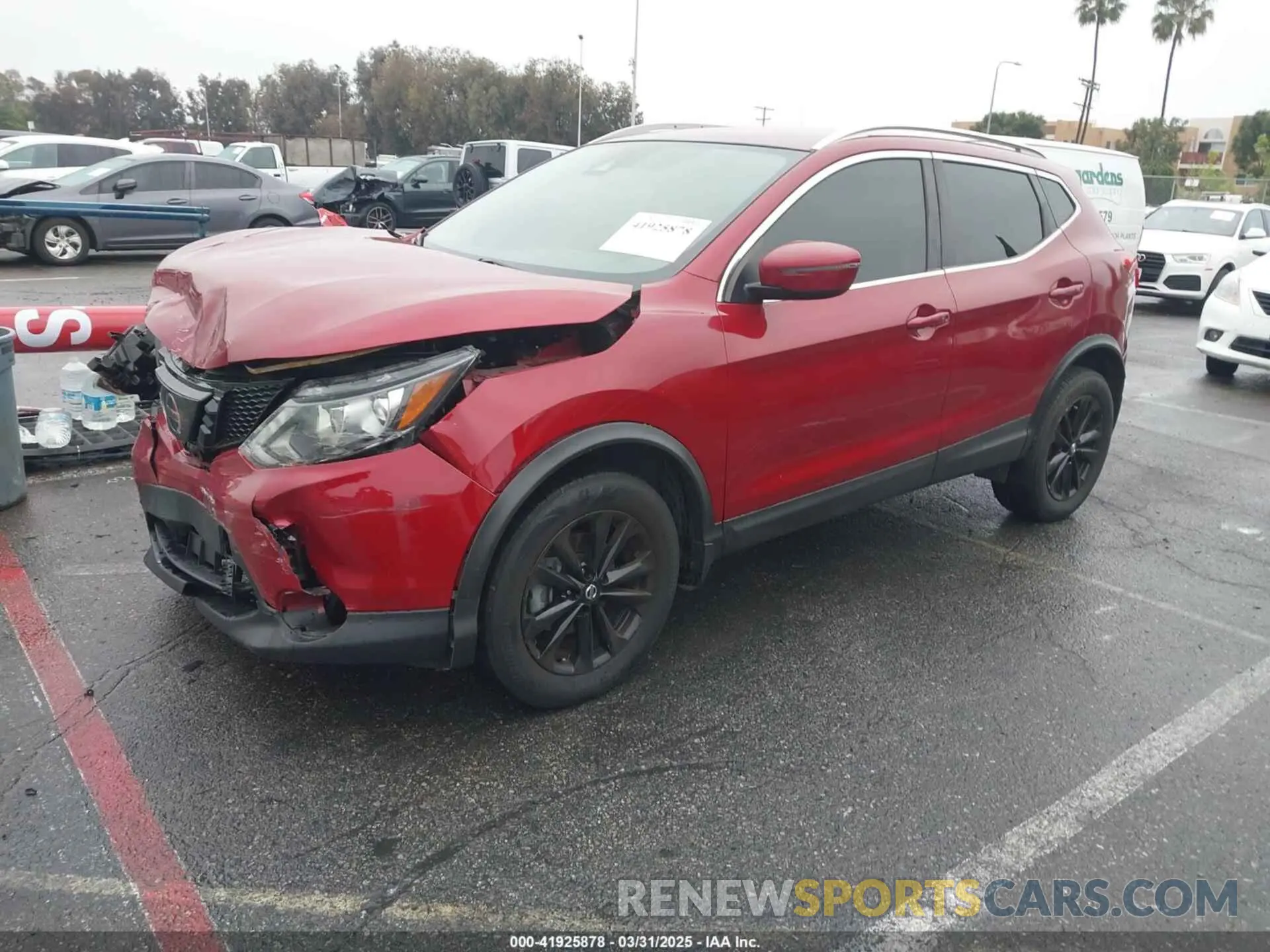 2 Photograph of a damaged car JN1BJ1CPXKW242558 NISSAN ROGUE SPORT 2019