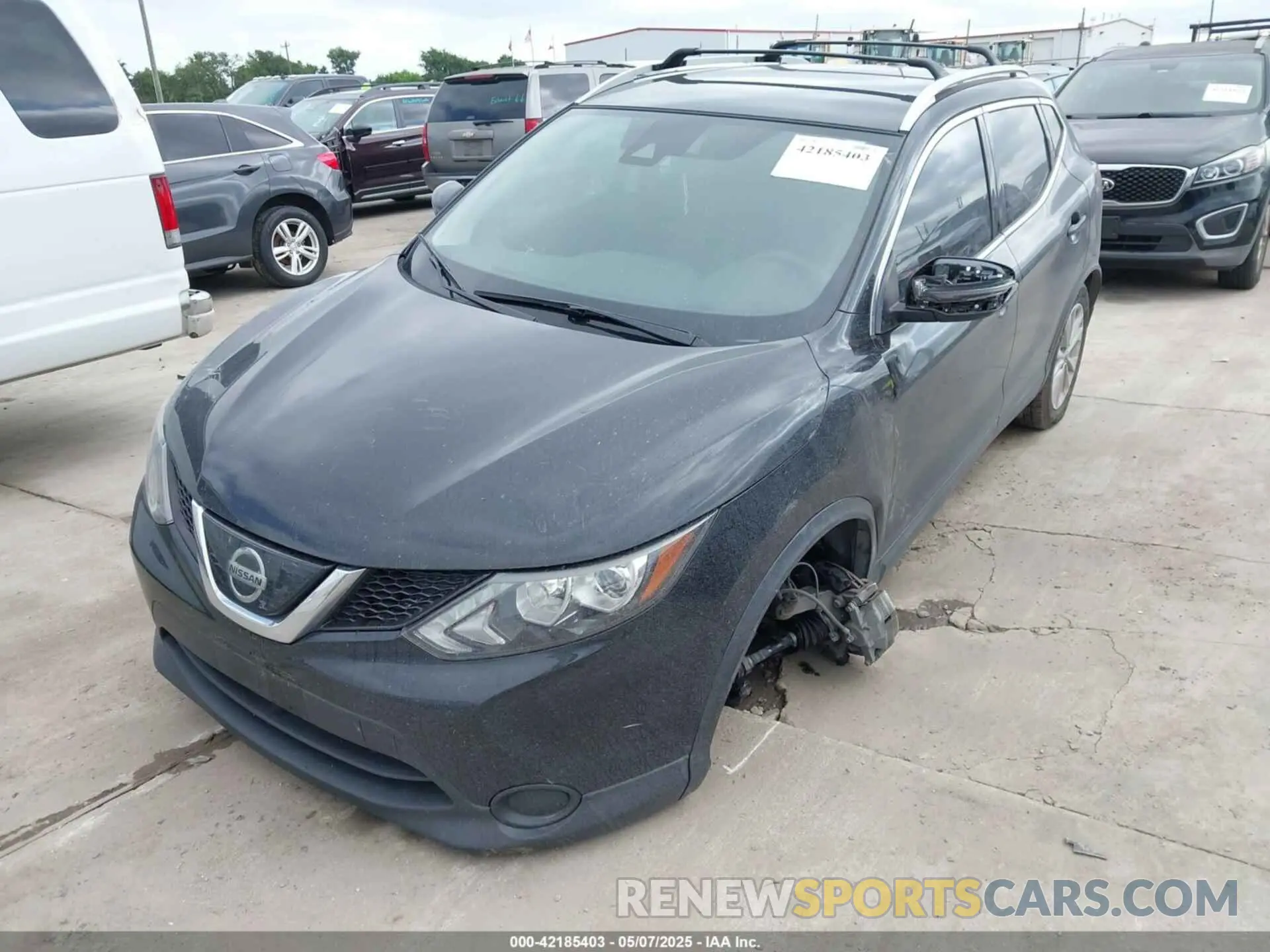 2 Photograph of a damaged car JN1BJ1CR0KW627340 NISSAN ROGUE SPORT 2019