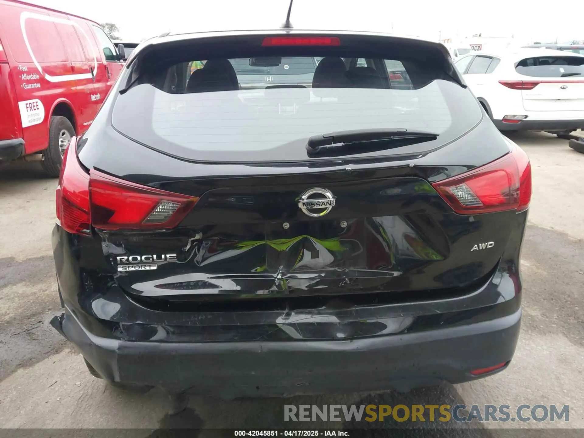16 Photograph of a damaged car JN1BJ1CR3KW316615 NISSAN ROGUE SPORT 2019