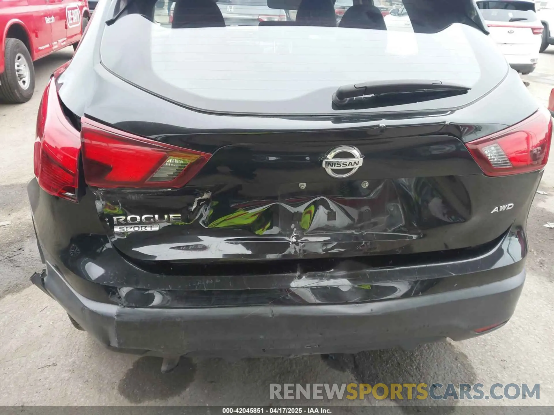 6 Photograph of a damaged car JN1BJ1CR3KW316615 NISSAN ROGUE SPORT 2019
