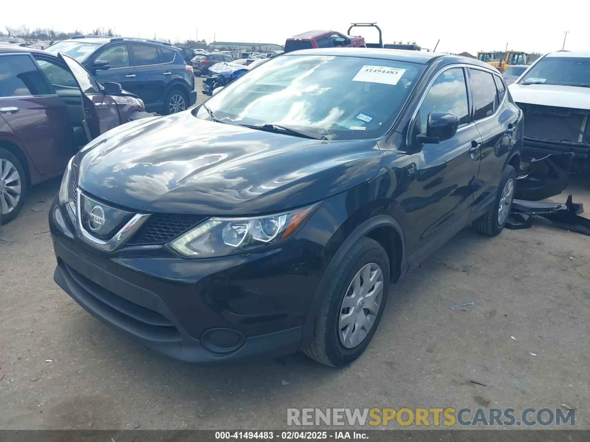 2 Photograph of a damaged car JN1BJ1CR3KW628773 NISSAN ROGUE SPORT 2019
