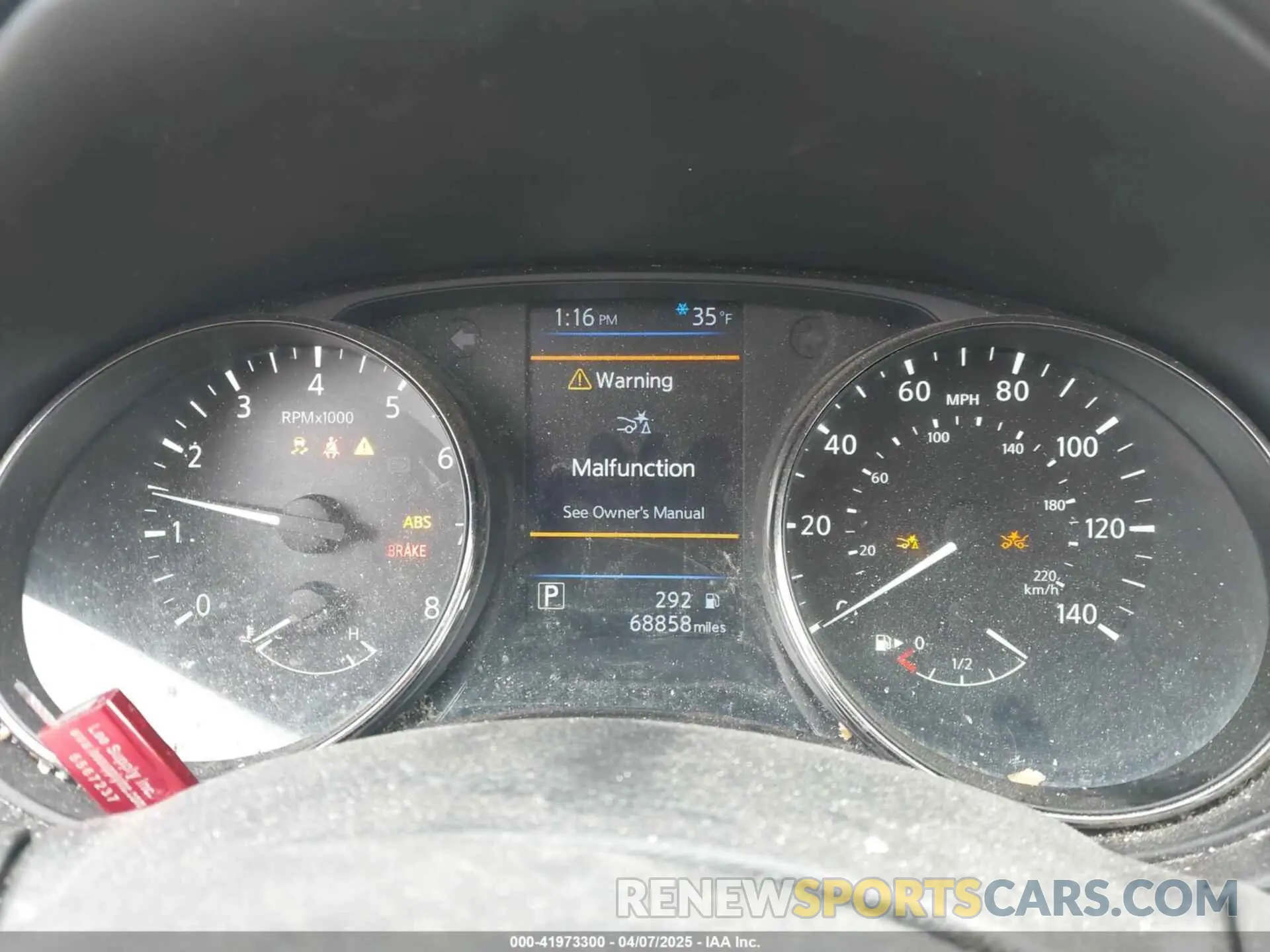 7 Photograph of a damaged car JN1BJ1CR4KW318132 NISSAN ROGUE SPORT 2019