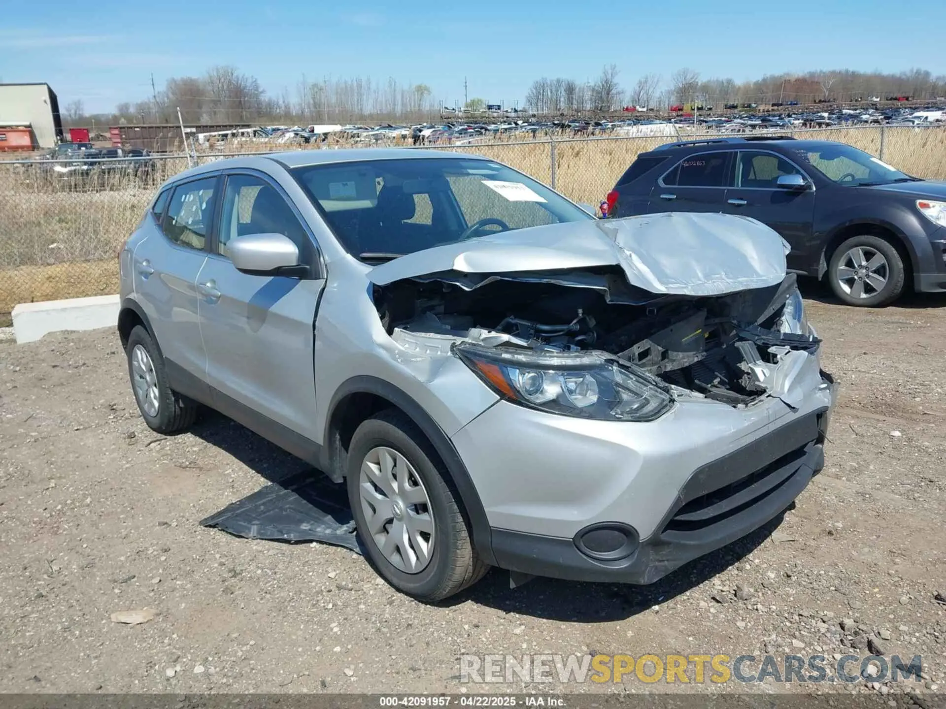 1 Photograph of a damaged car JN1BJ1CR5KW326515 NISSAN ROGUE SPORT 2019