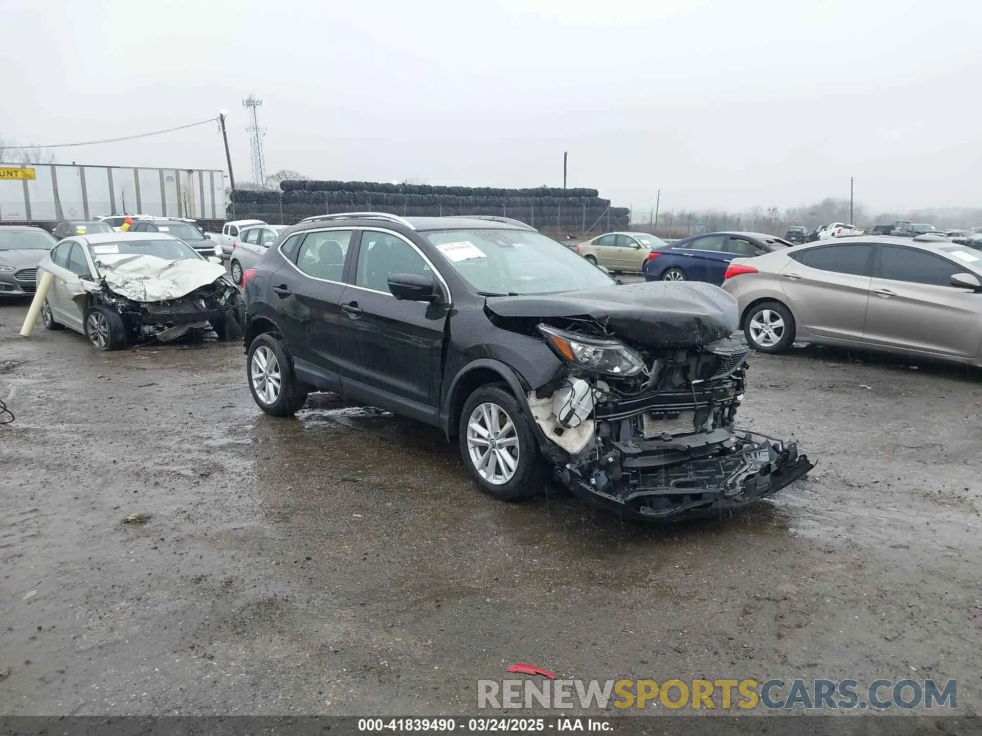 1 Photograph of a damaged car JN1BJ1CR7KW351870 NISSAN ROGUE SPORT 2019