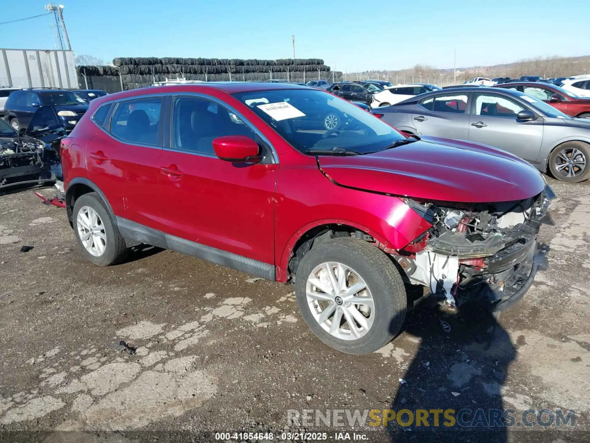 1 Photograph of a damaged car JN1BJ1CR9KW320099 NISSAN ROGUE SPORT 2019