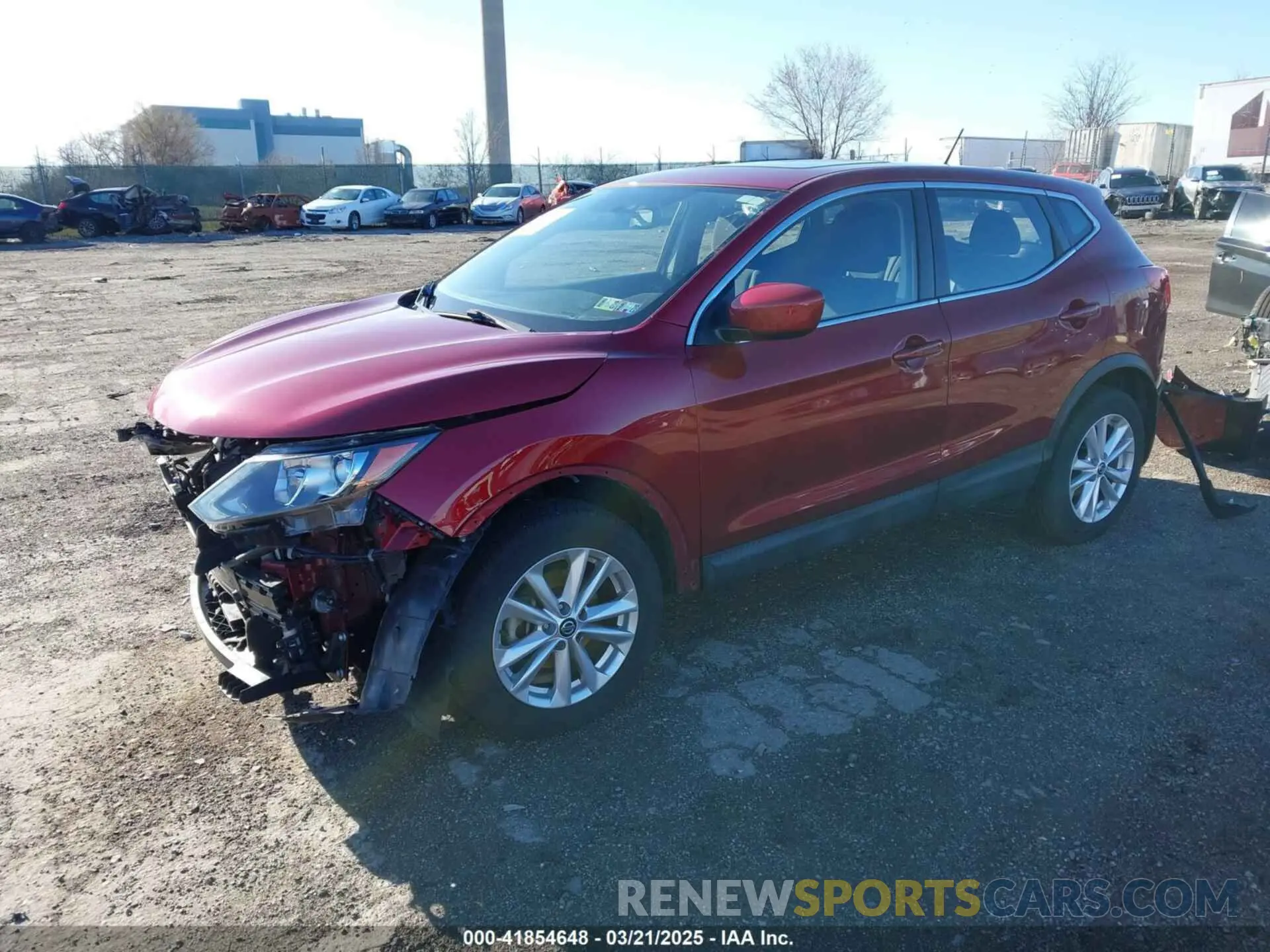 2 Photograph of a damaged car JN1BJ1CR9KW320099 NISSAN ROGUE SPORT 2019