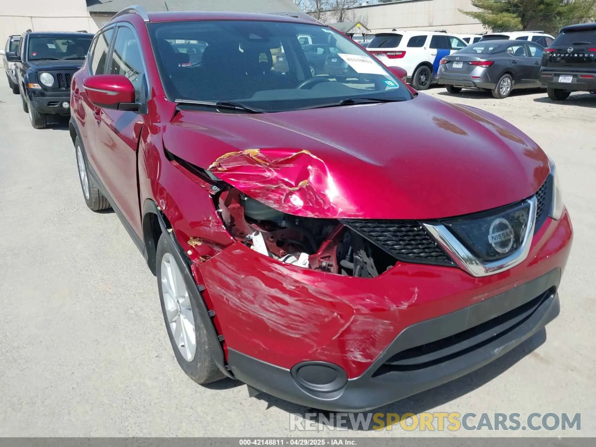 6 Photograph of a damaged car JN1BJ1CR9KW326856 NISSAN ROGUE SPORT 2019