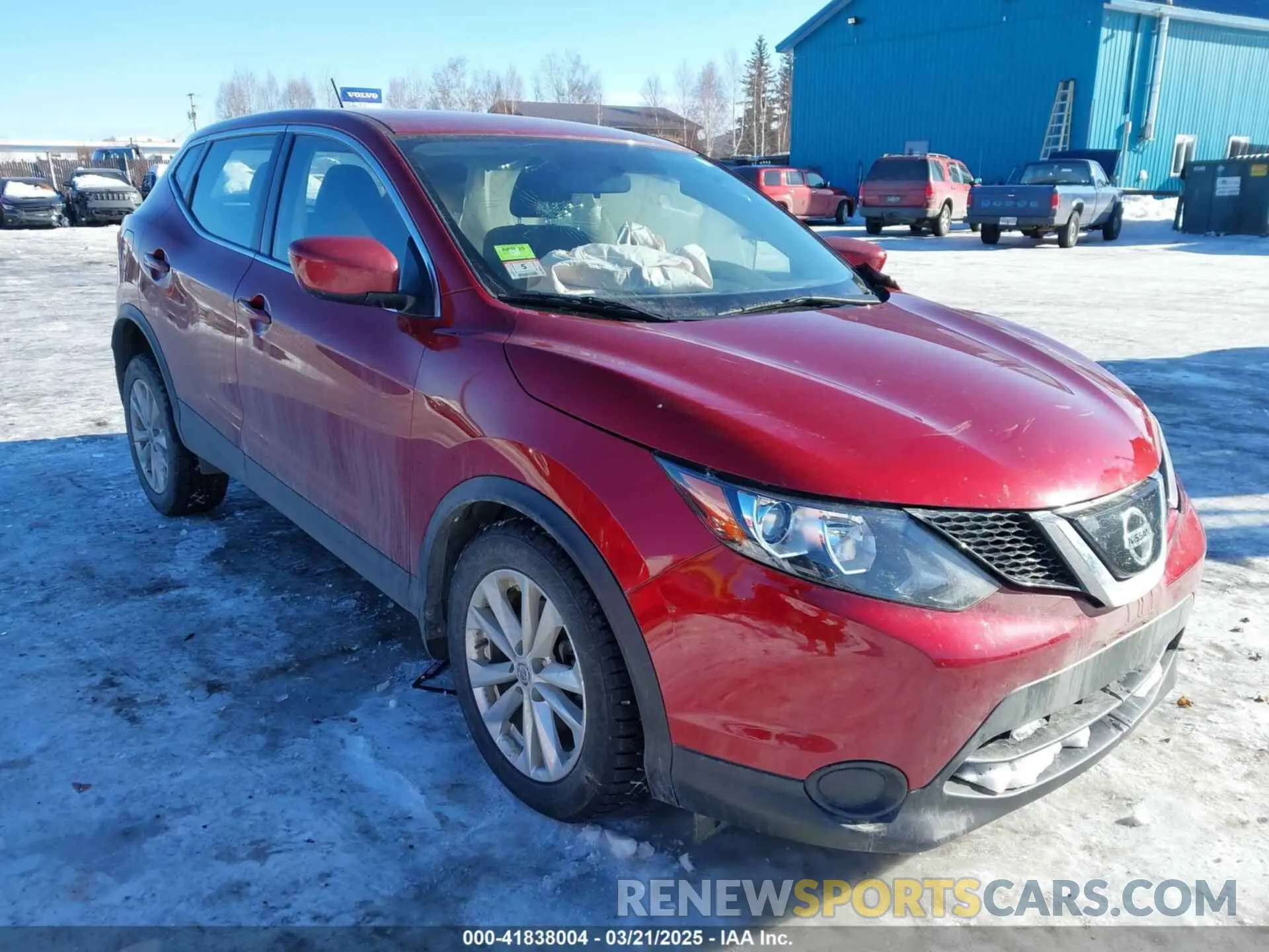 1 Photograph of a damaged car JN1BJ1CRXKW321746 NISSAN ROGUE SPORT 2019