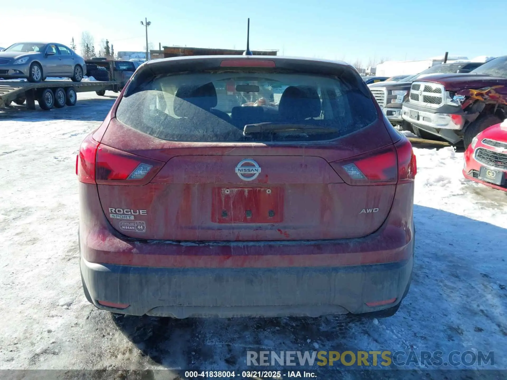 15 Photograph of a damaged car JN1BJ1CRXKW321746 NISSAN ROGUE SPORT 2019