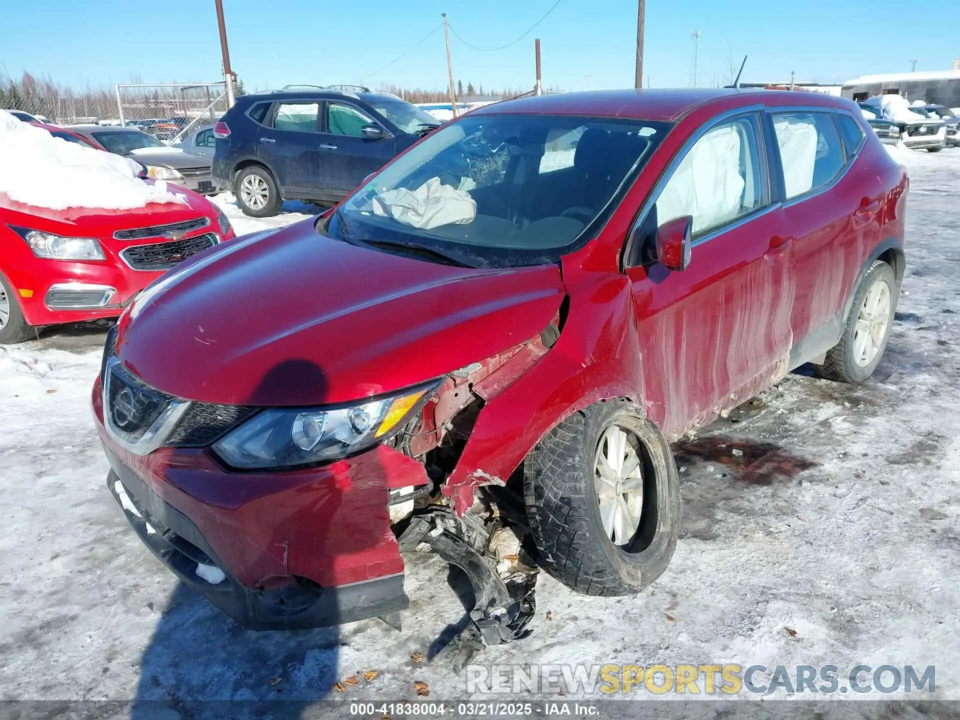 2 Photograph of a damaged car JN1BJ1CRXKW321746 NISSAN ROGUE SPORT 2019