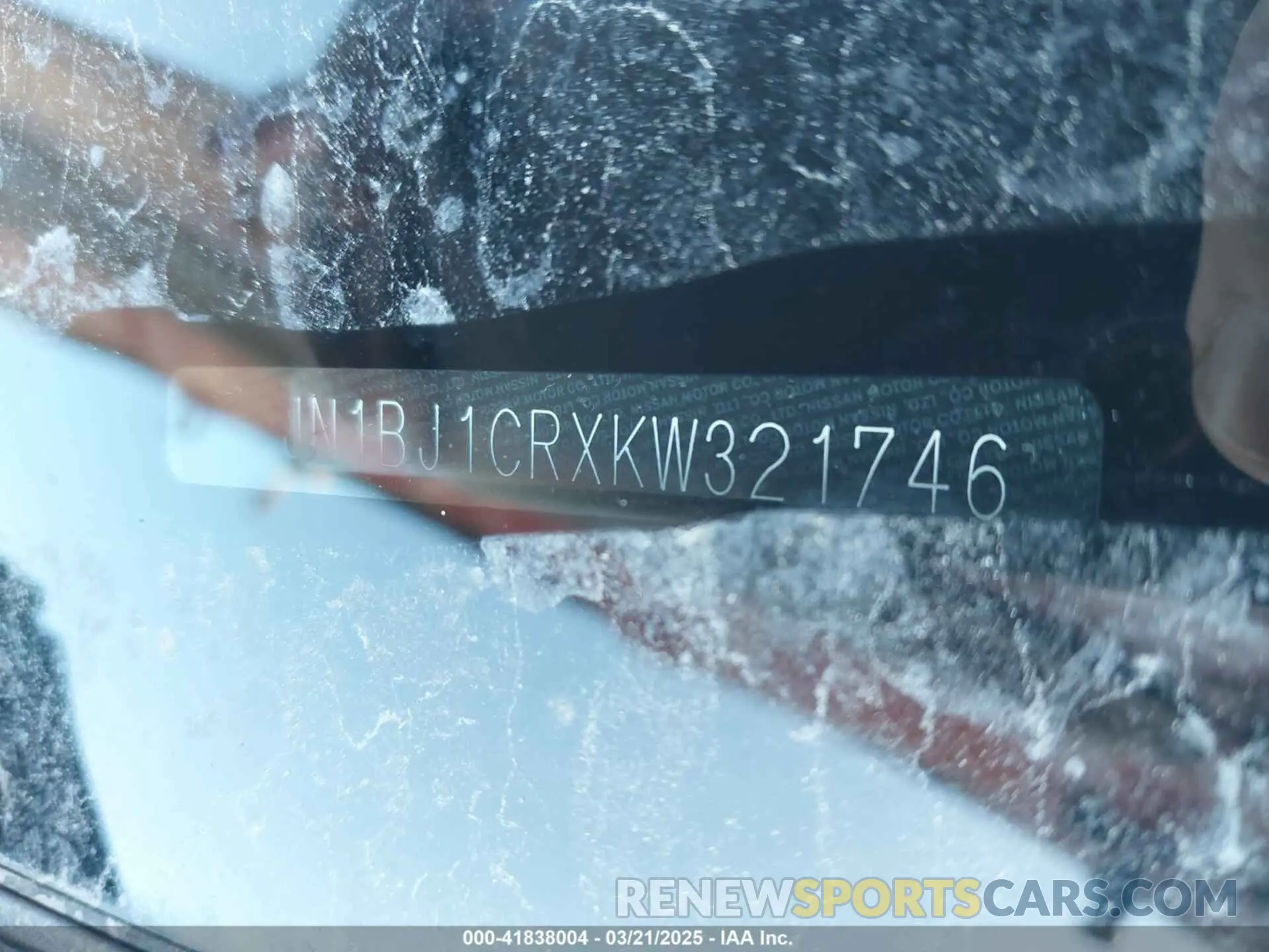 9 Photograph of a damaged car JN1BJ1CRXKW321746 NISSAN ROGUE SPORT 2019