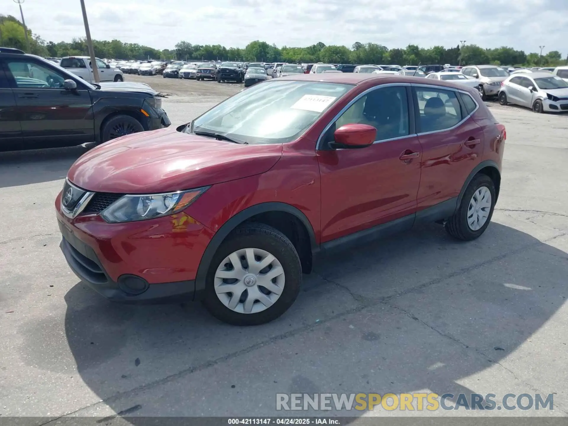 2 Photograph of a damaged car JN1BJ1CRXKW350843 NISSAN ROGUE SPORT 2019