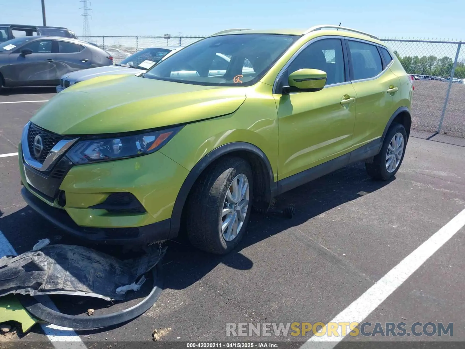 2 Photograph of a damaged car JN1BJ1CV0LW261488 NISSAN ROGUE SPORT 2020