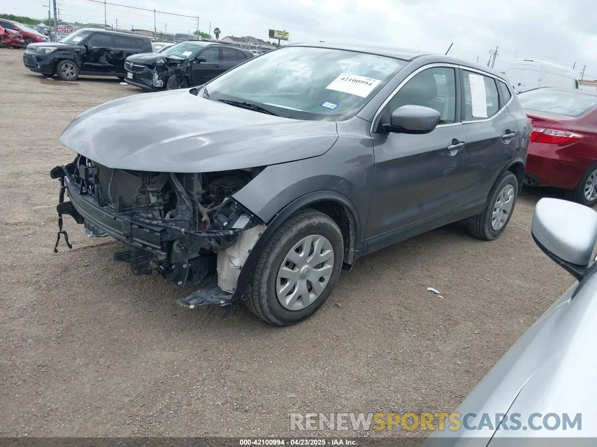 2 Photograph of a damaged car JN1BJ1CV2LW276820 NISSAN ROGUE SPORT 2020