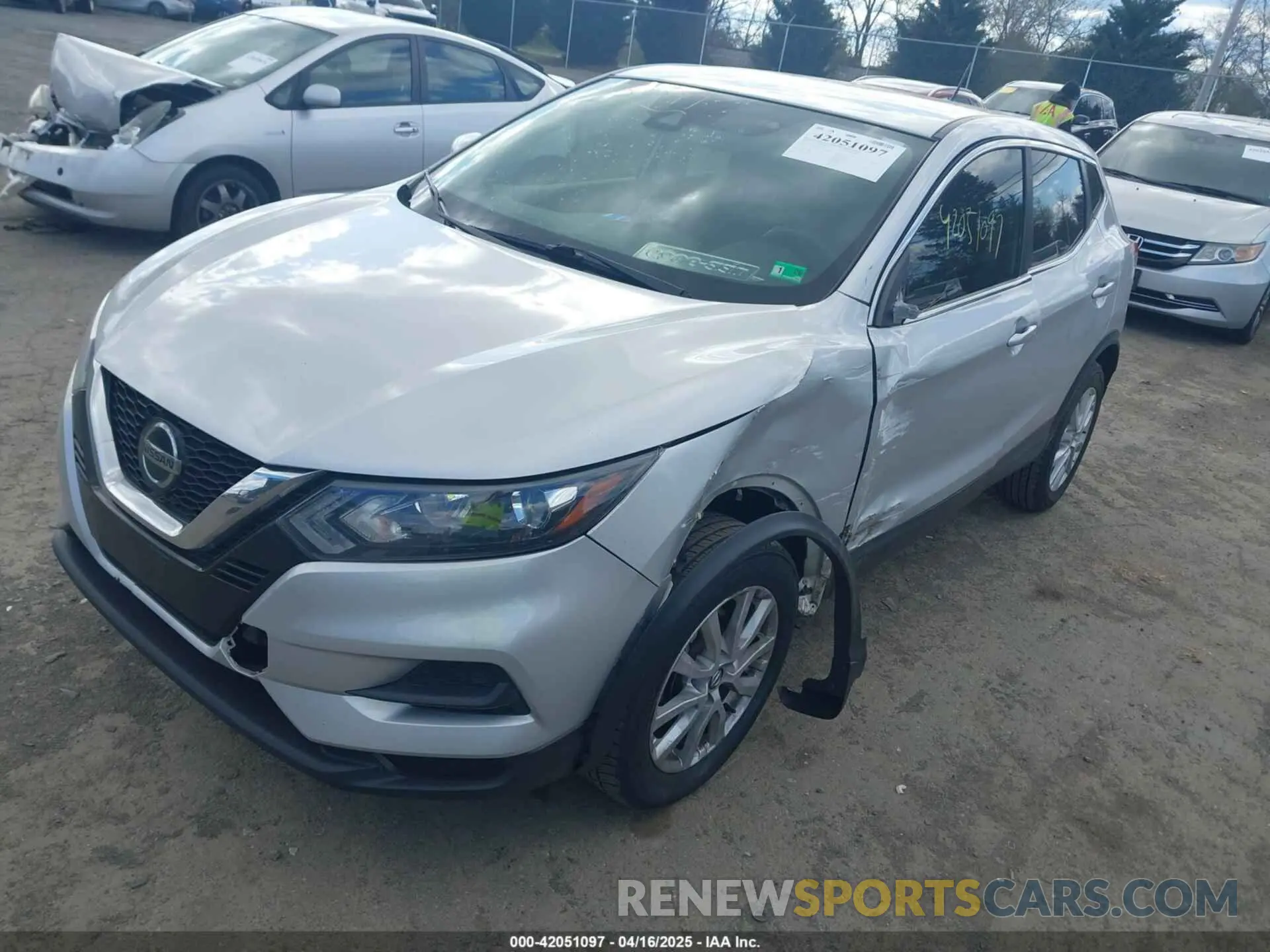 2 Photograph of a damaged car JN1BJ1CV3LW252848 NISSAN ROGUE SPORT 2020