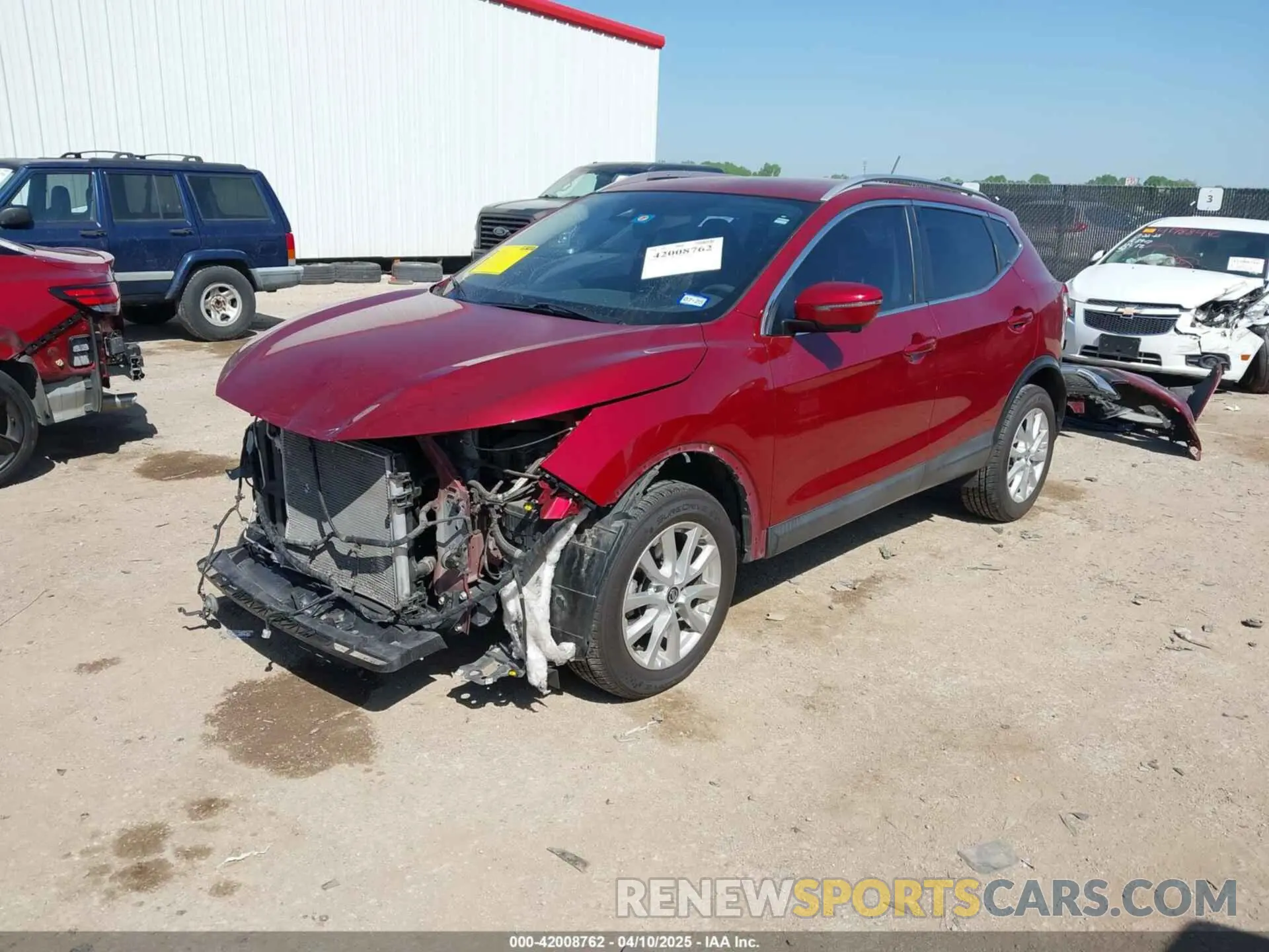 2 Photograph of a damaged car JN1BJ1CV3LW263154 NISSAN ROGUE SPORT 2020