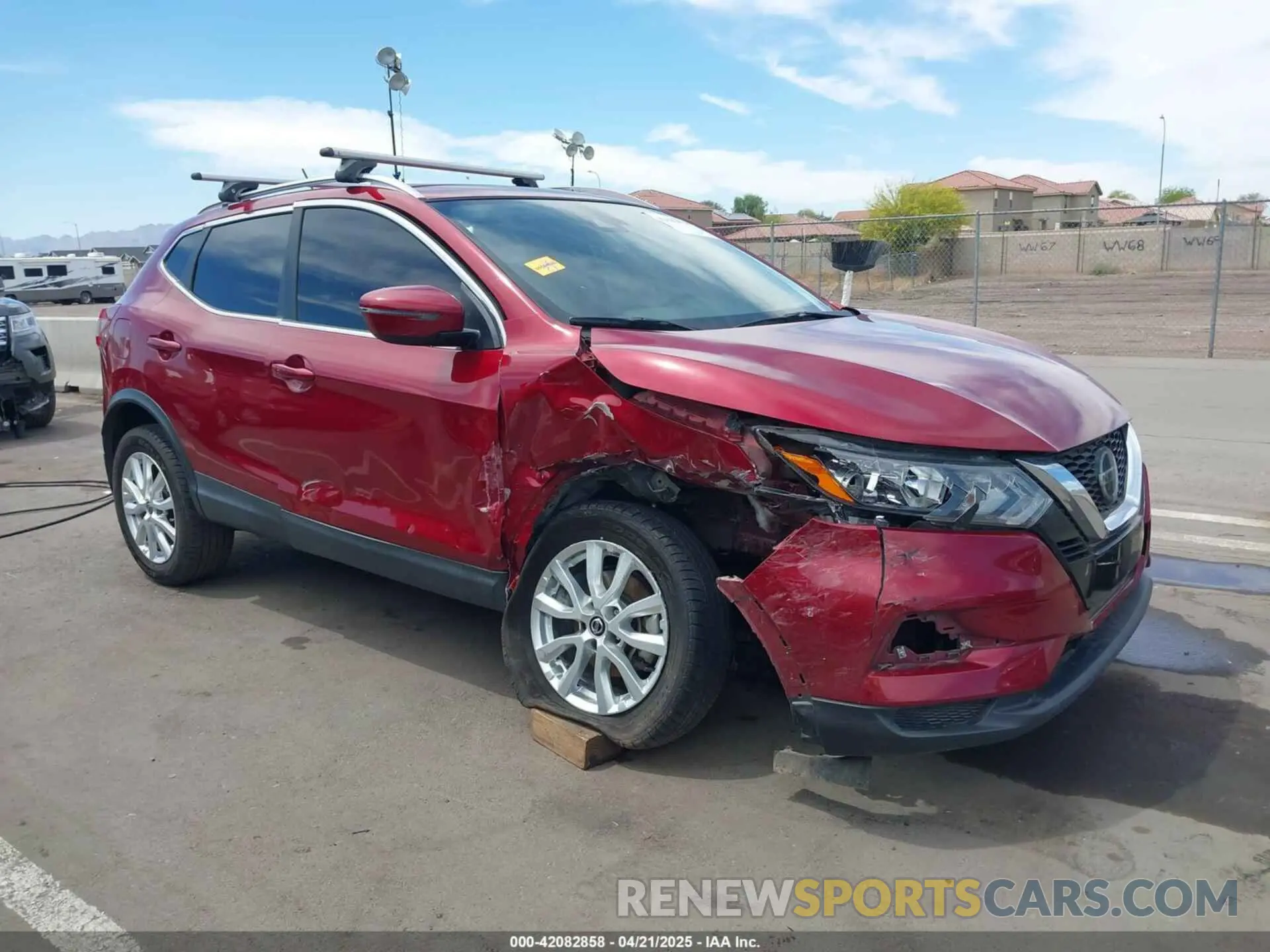 1 Photograph of a damaged car JN1BJ1CV3LW276695 NISSAN ROGUE SPORT 2020