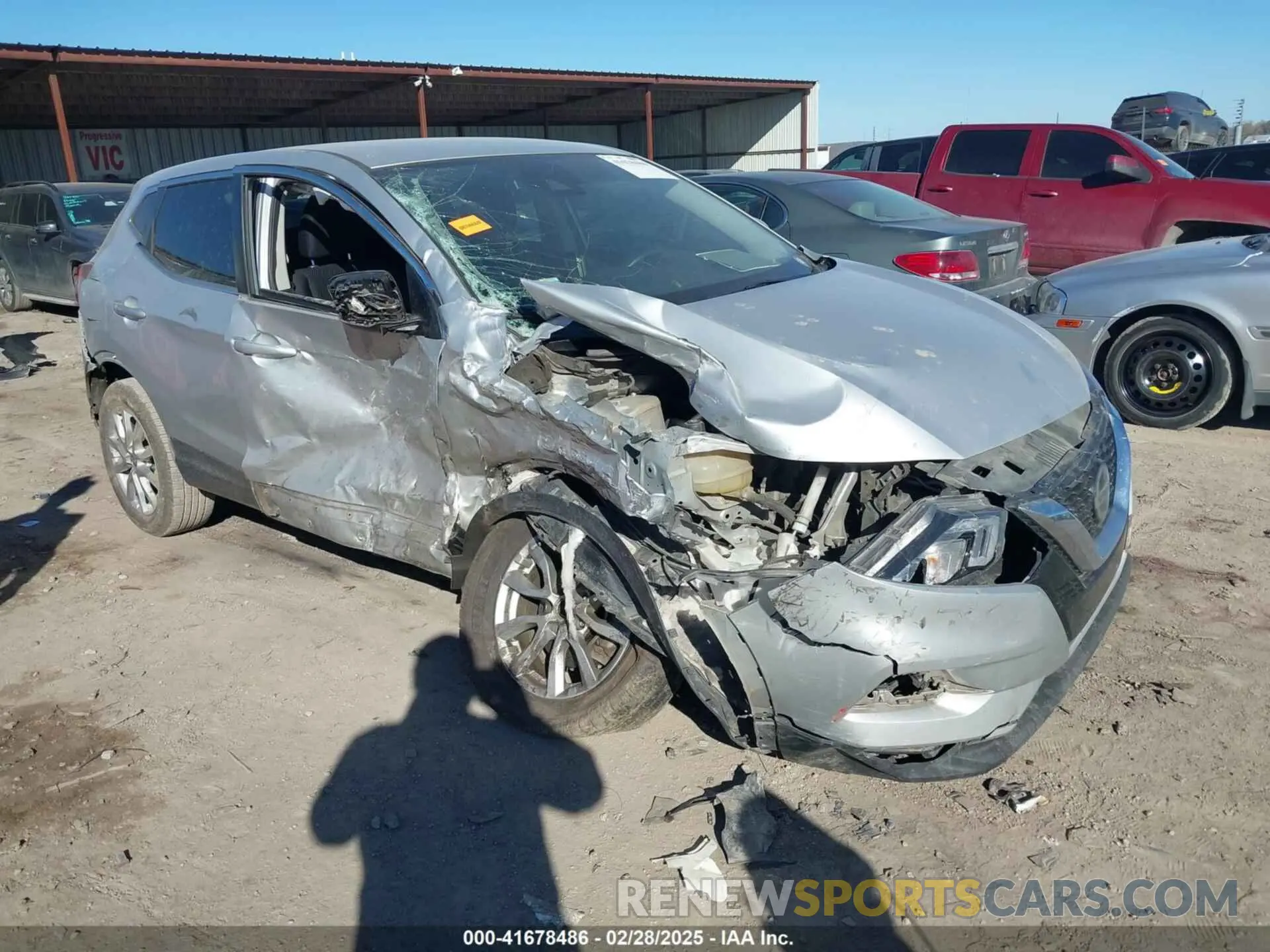 1 Photograph of a damaged car JN1BJ1CV3LW543155 NISSAN ROGUE SPORT 2020