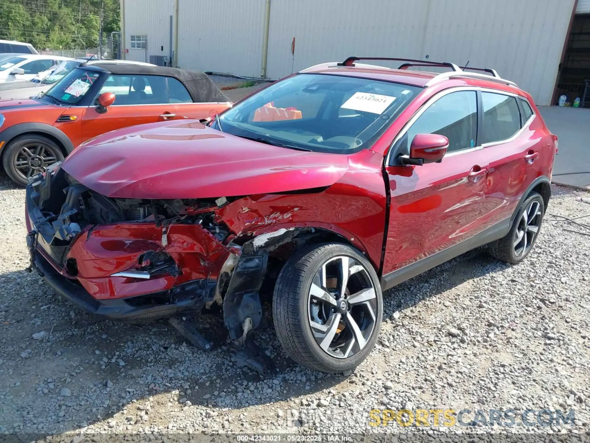 2 Photograph of a damaged car JN1BJ1CV4LW277208 NISSAN ROGUE SPORT 2020