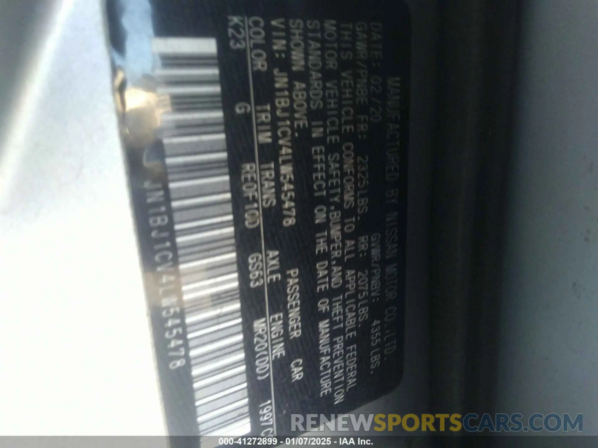 9 Photograph of a damaged car JN1BJ1CV4LW545478 NISSAN ROGUE SPORT 2020