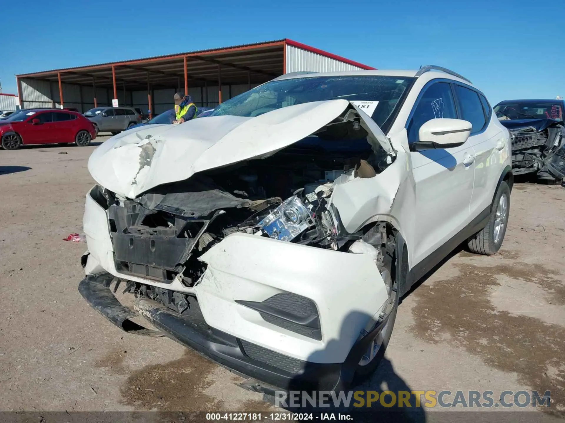 2 Photograph of a damaged car JN1BJ1CV6LW258272 NISSAN ROGUE SPORT 2020