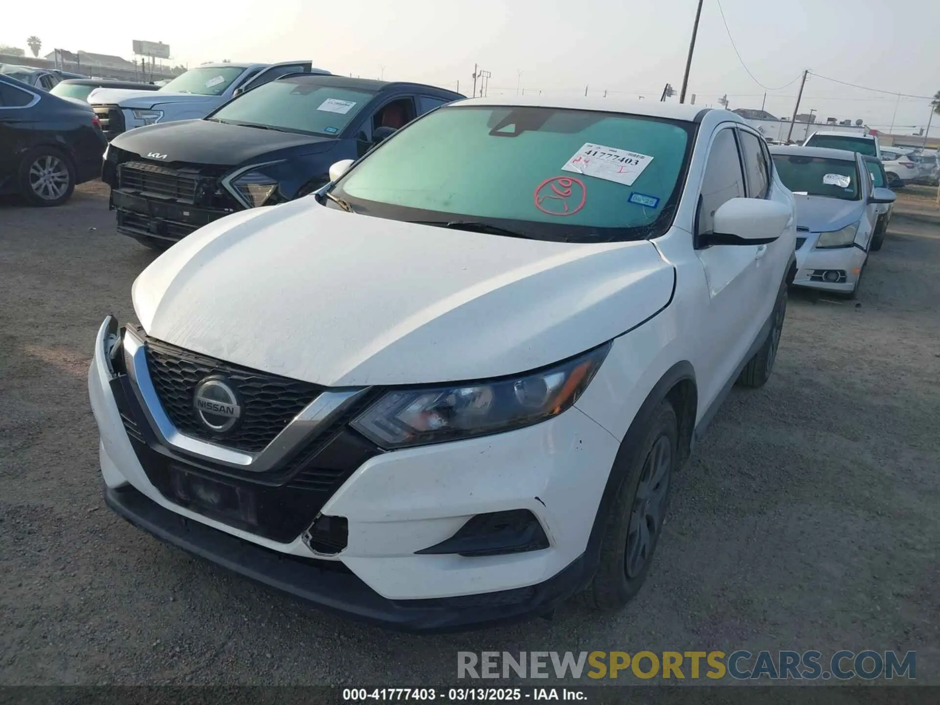 2 Photograph of a damaged car JN1BJ1CV8LW254546 NISSAN ROGUE SPORT 2020