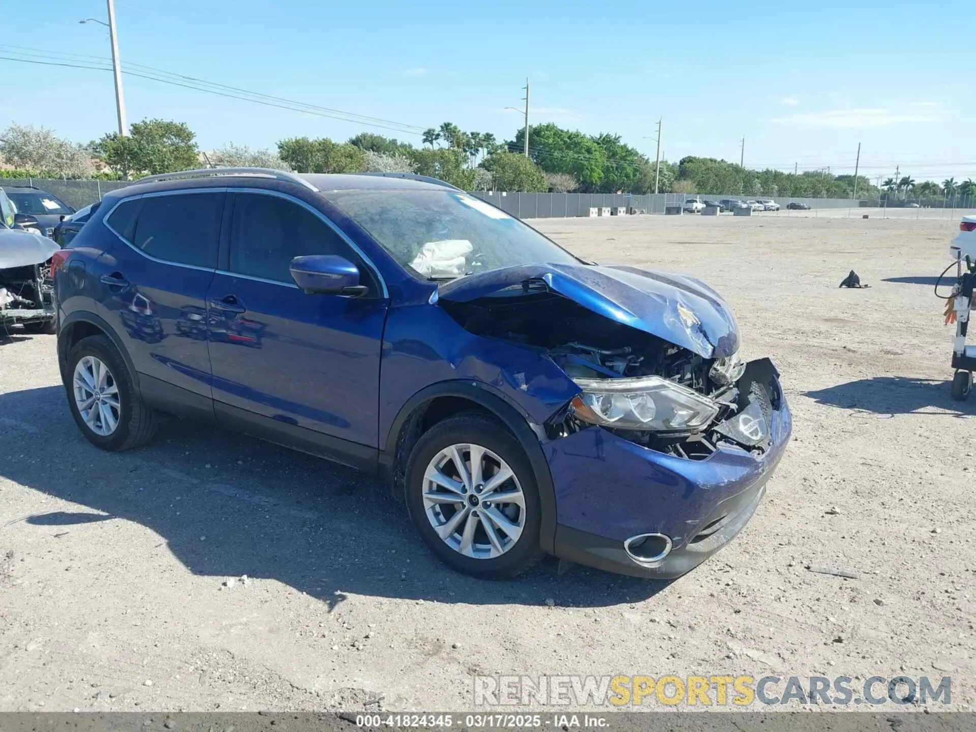1 Photograph of a damaged car JN1BJ1CVXLW256945 NISSAN ROGUE SPORT 2020