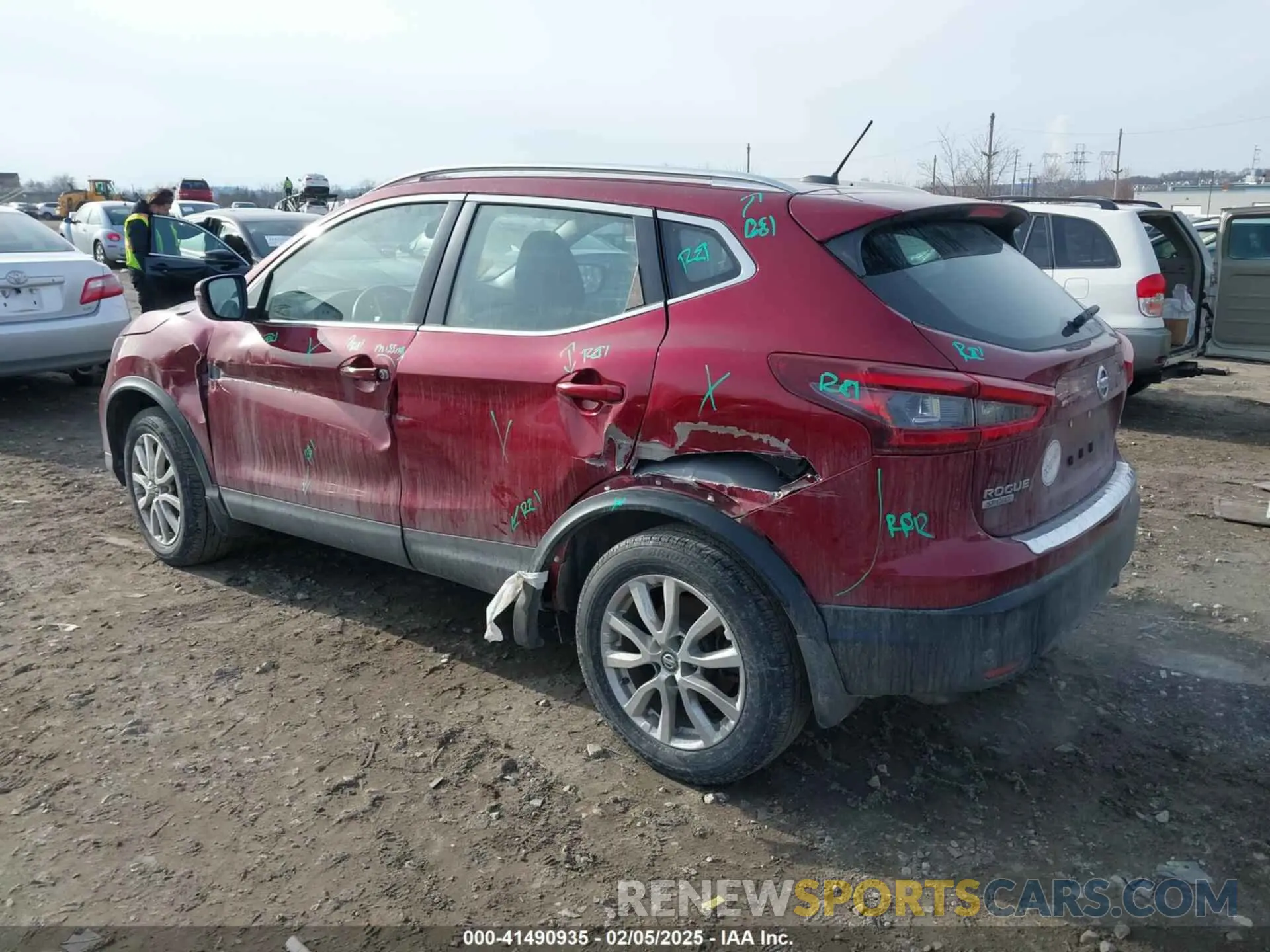 3 Photograph of a damaged car JN1BJ1CW3LW383089 NISSAN ROGUE SPORT 2020