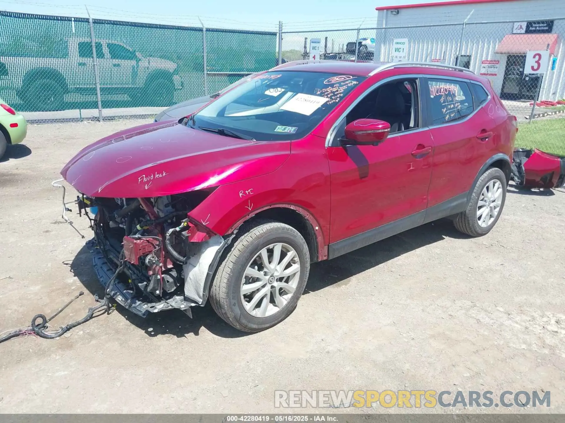 2 Photograph of a damaged car JN1BJ1CW4LW387135 NISSAN ROGUE SPORT 2020