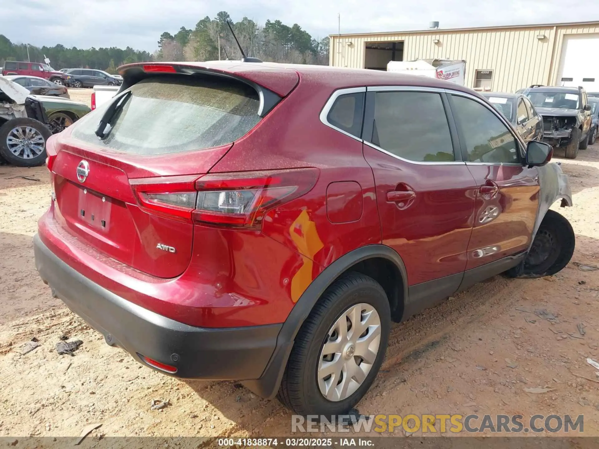 4 Photograph of a damaged car JN1BJ1CW5LW388911 NISSAN ROGUE SPORT 2020