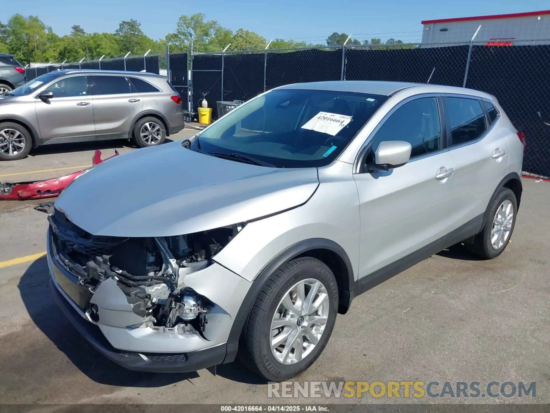 2 Photograph of a damaged car JN1BJ1AV0MW568647 NISSAN ROGUE SPORT 2021