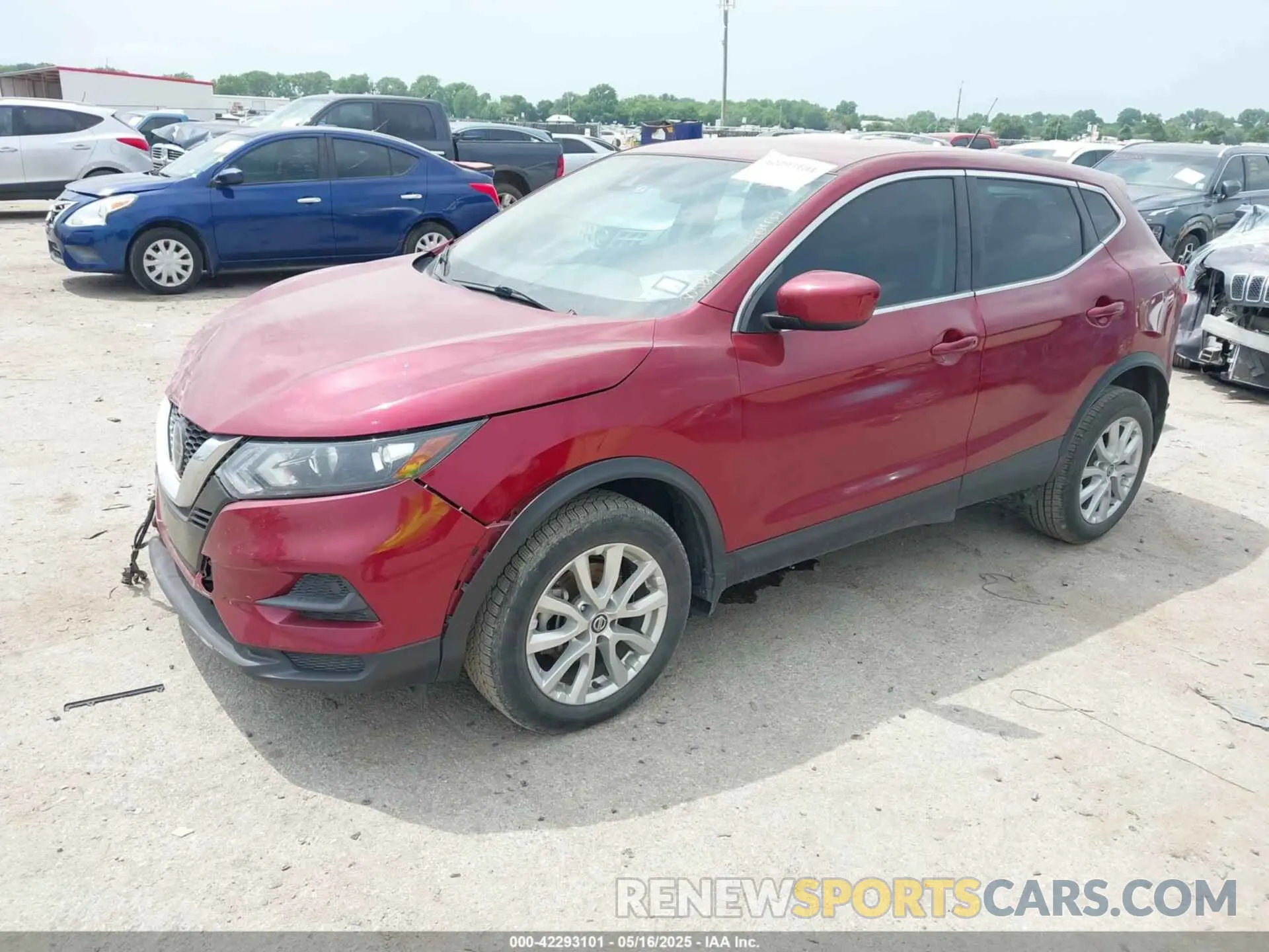 2 Photograph of a damaged car JN1BJ1AV3MW305889 NISSAN ROGUE SPORT 2021